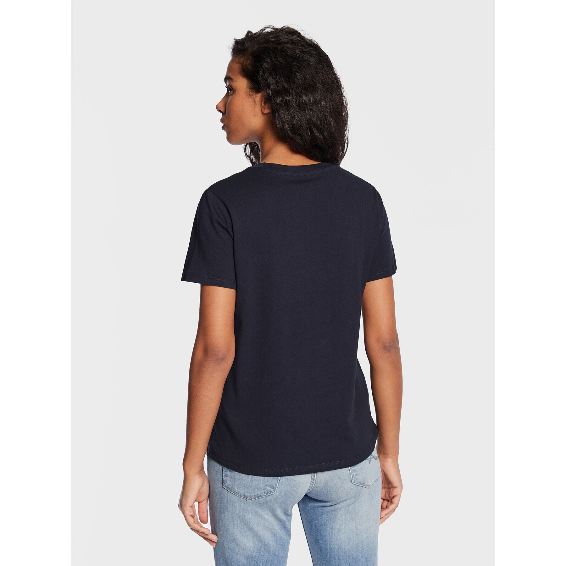 Pepe Jeans Тишърт Wendy Chest PL505481 Тъмносин Regular Fit - Pepit.bg