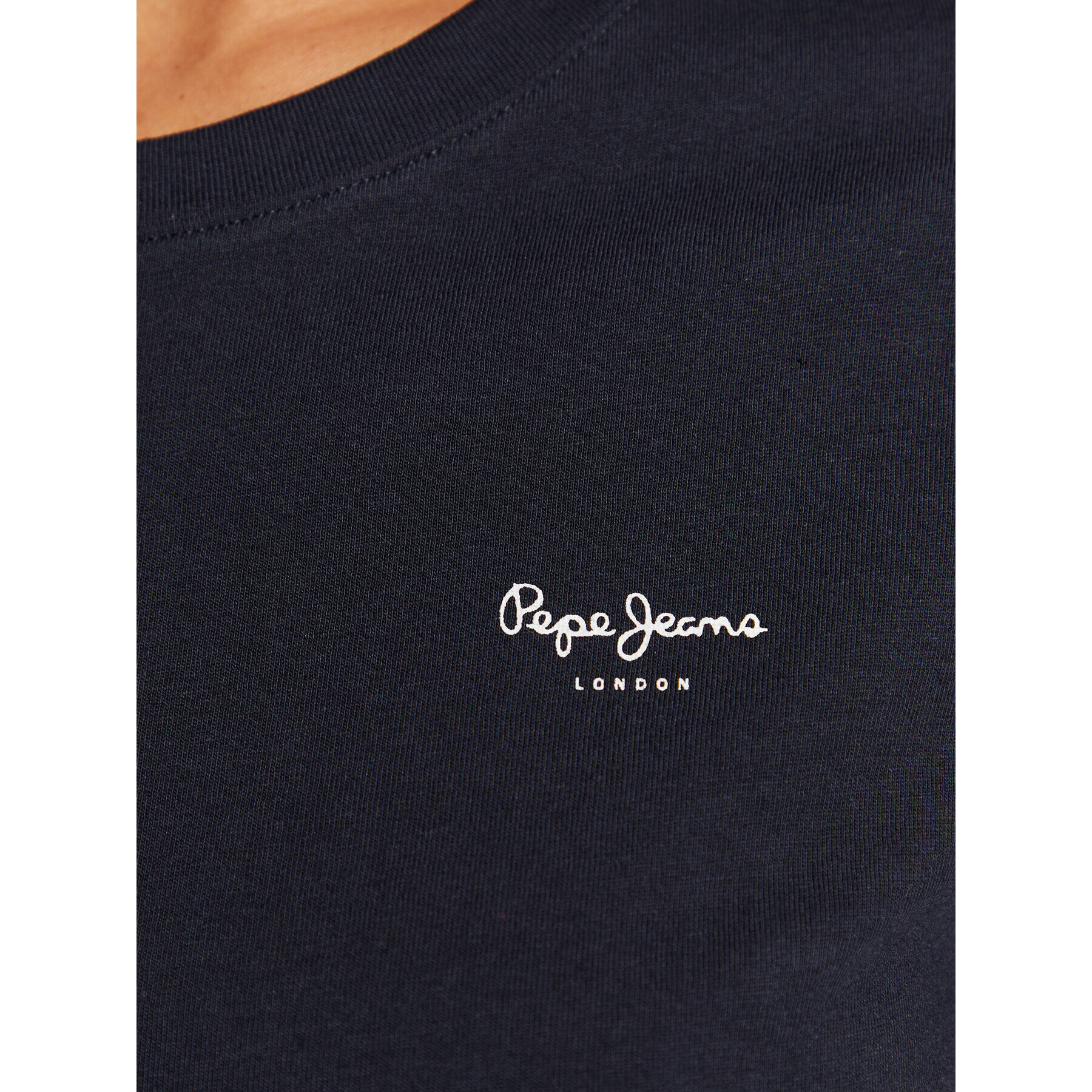 Pepe Jeans Тишърт Wendy Chest PL505481 Тъмносин Regular Fit - Pepit.bg