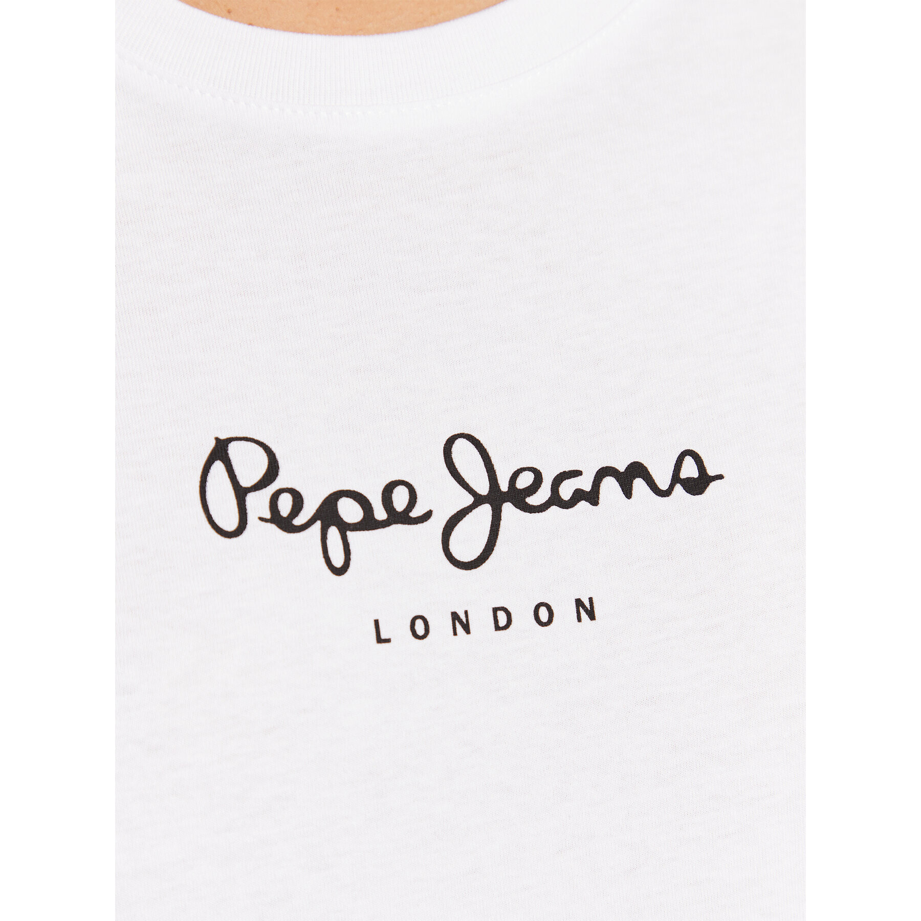Pepe Jeans Тишърт Wendy PL505480 Бял Regular Fit - Pepit.bg