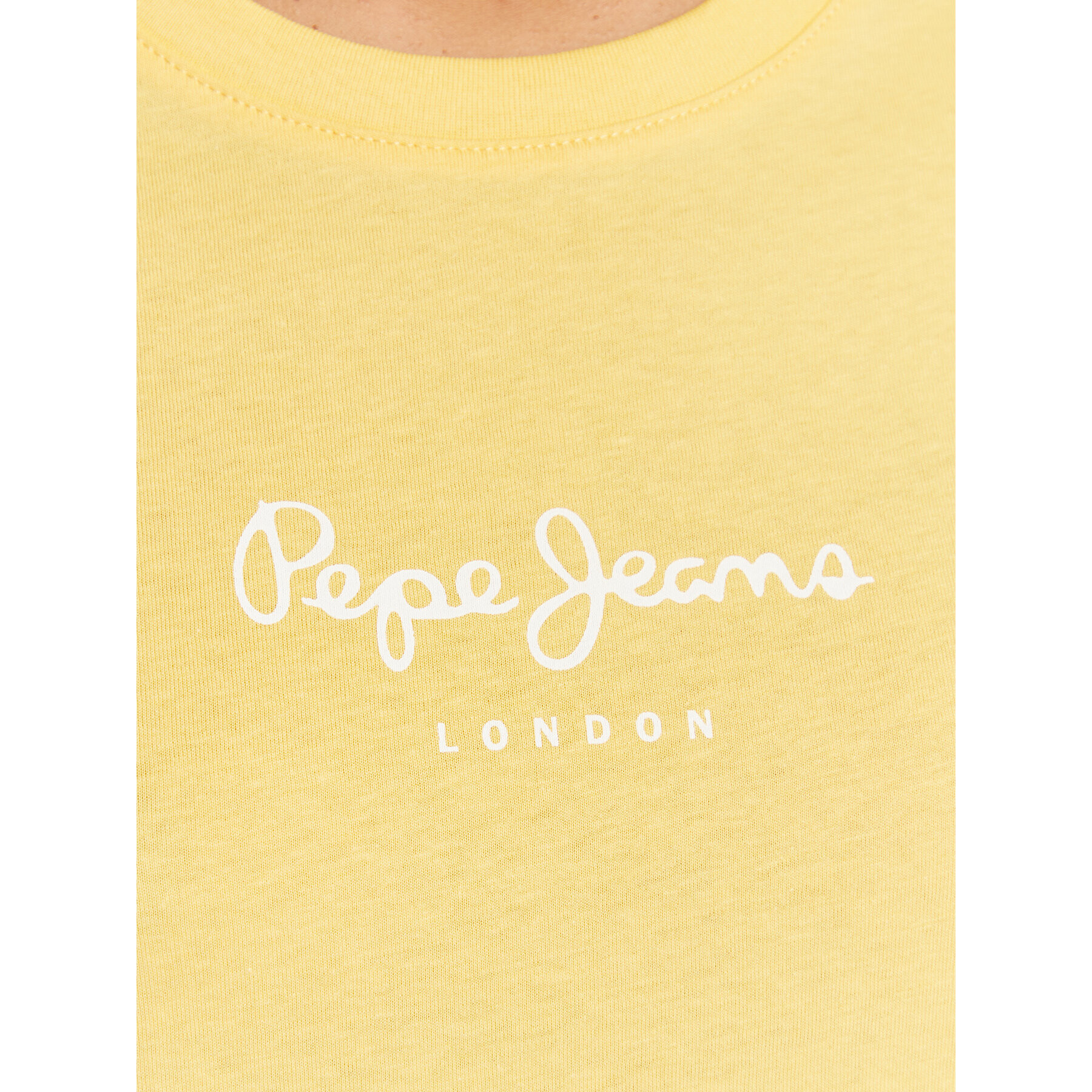 Pepe Jeans Тишърт Wendy PL505480 Жълт Regular Fit - Pepit.bg