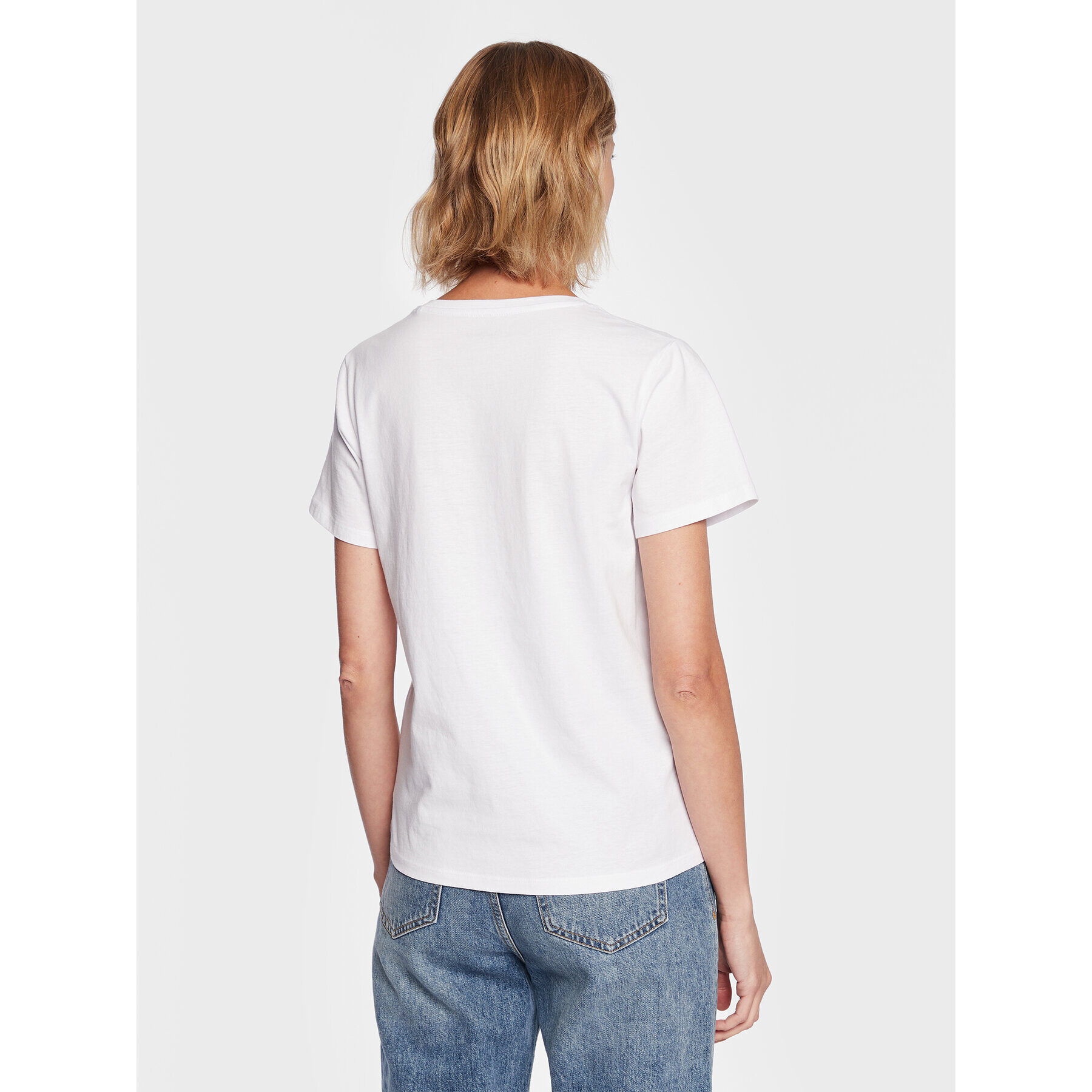 Pepe Jeans Тишърт Wendy PL505482 Бял Regular Fit - Pepit.bg