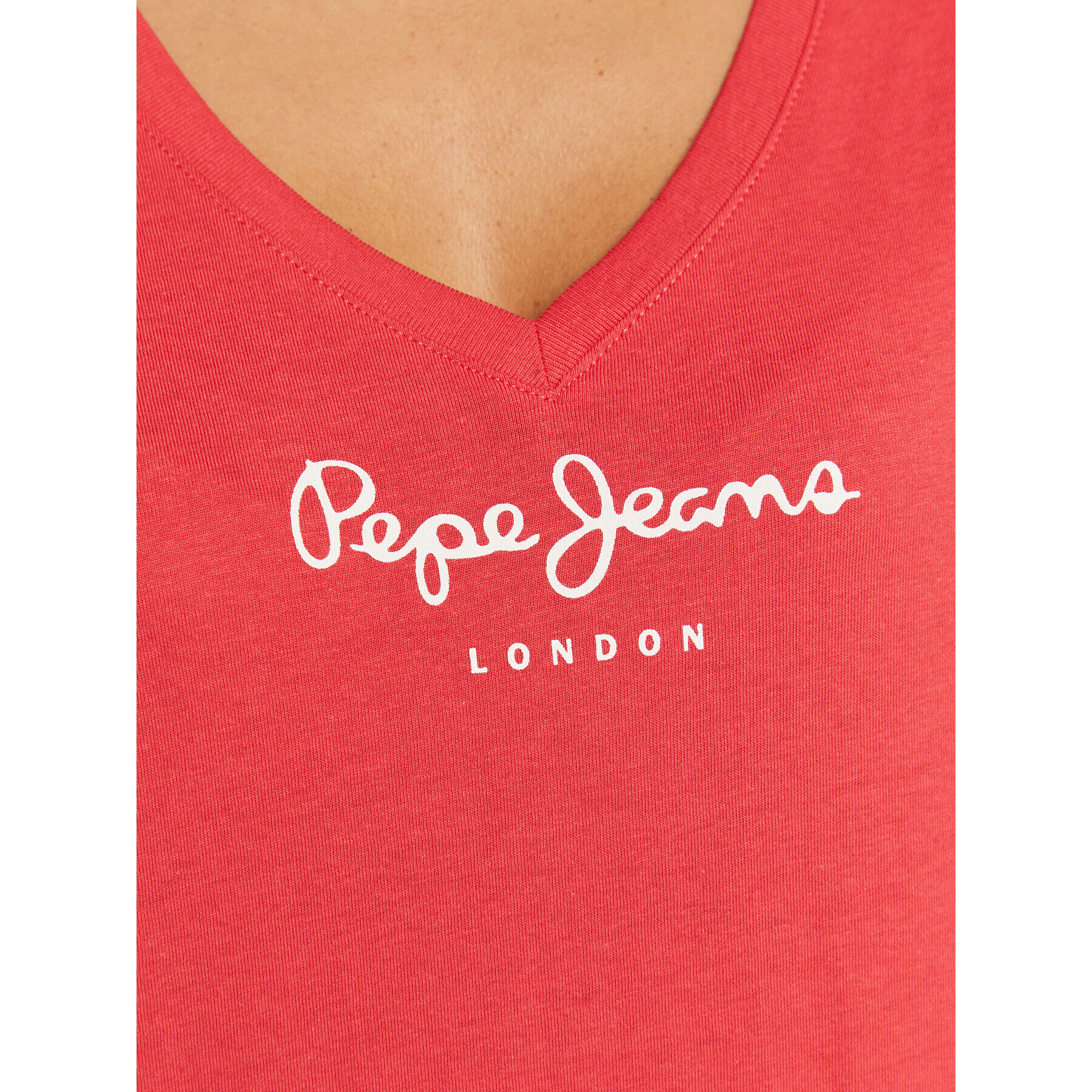 Pepe Jeans Тишърт Wendy PL505482 Червен Regular Fit - Pepit.bg