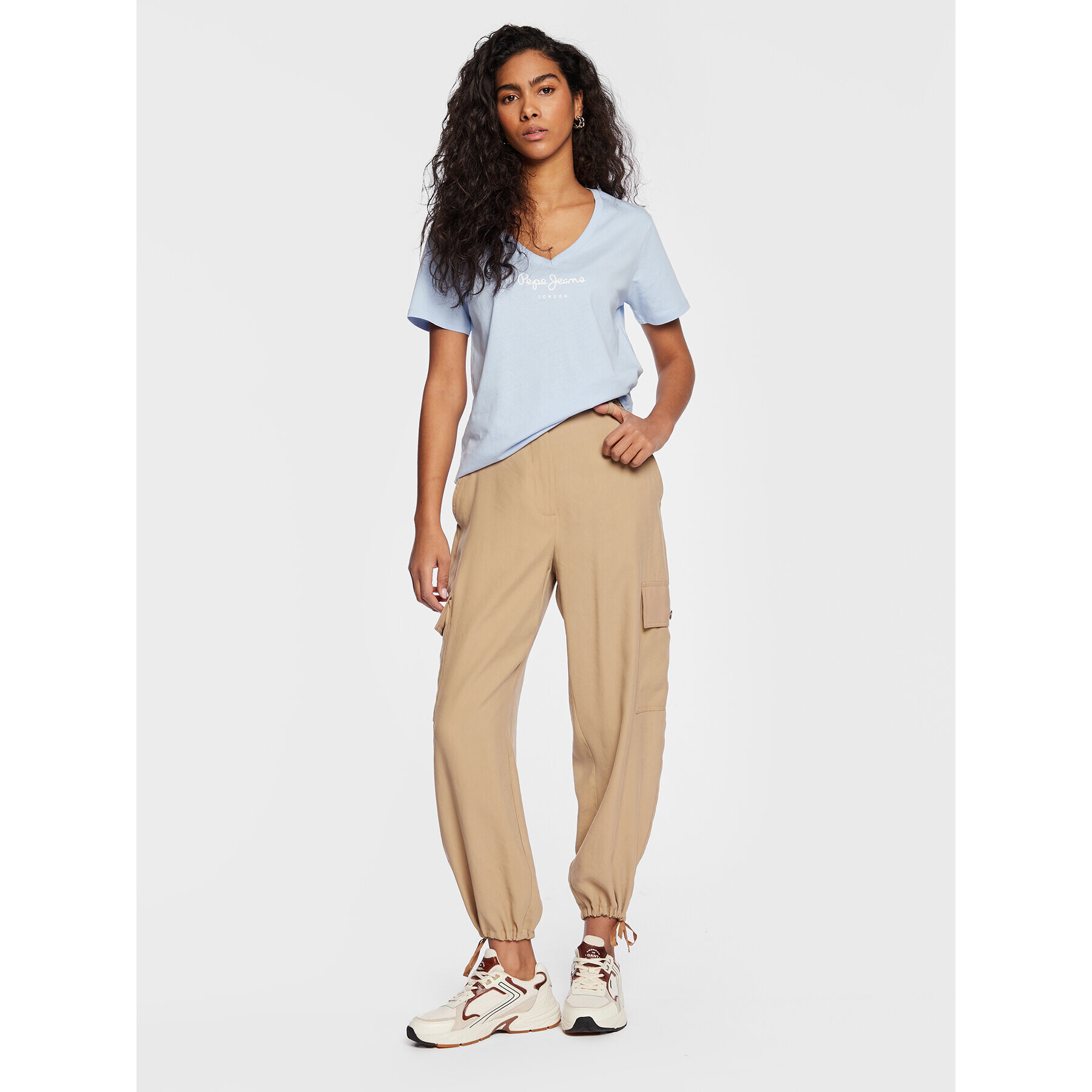 Pepe Jeans Тишърт Wendy PL505482 Син Regular Fit - Pepit.bg