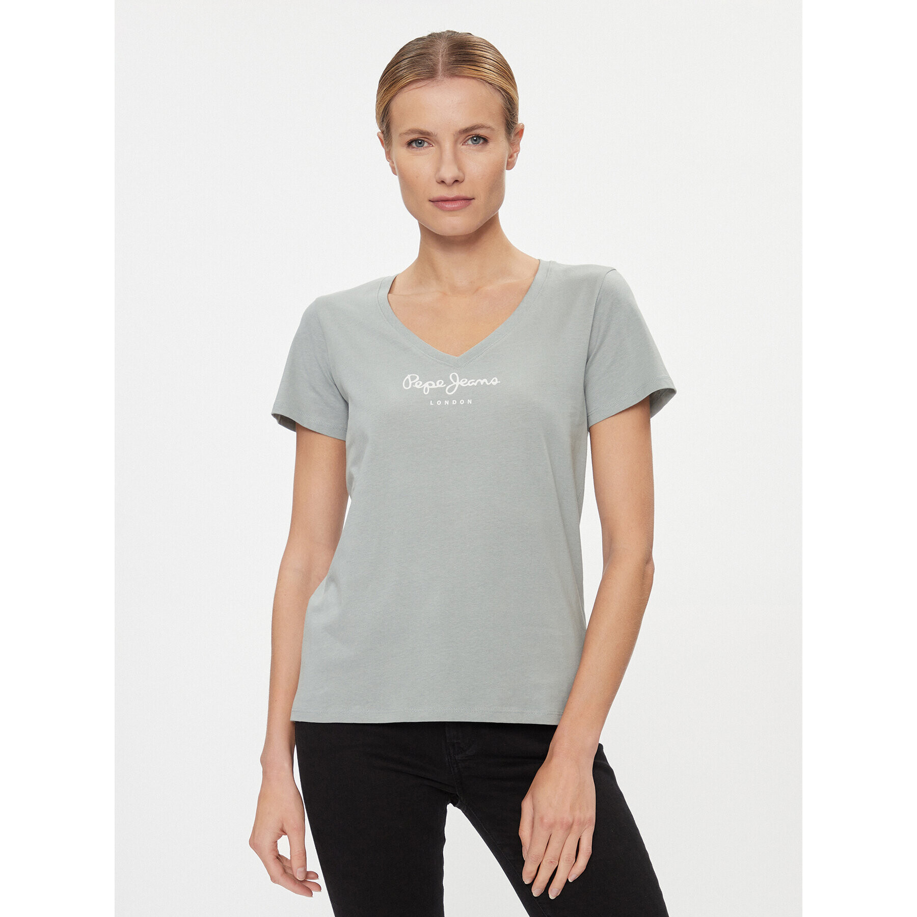 Pepe Jeans Тишърт Wendy PL505482 Зелен Regular Fit - Pepit.bg