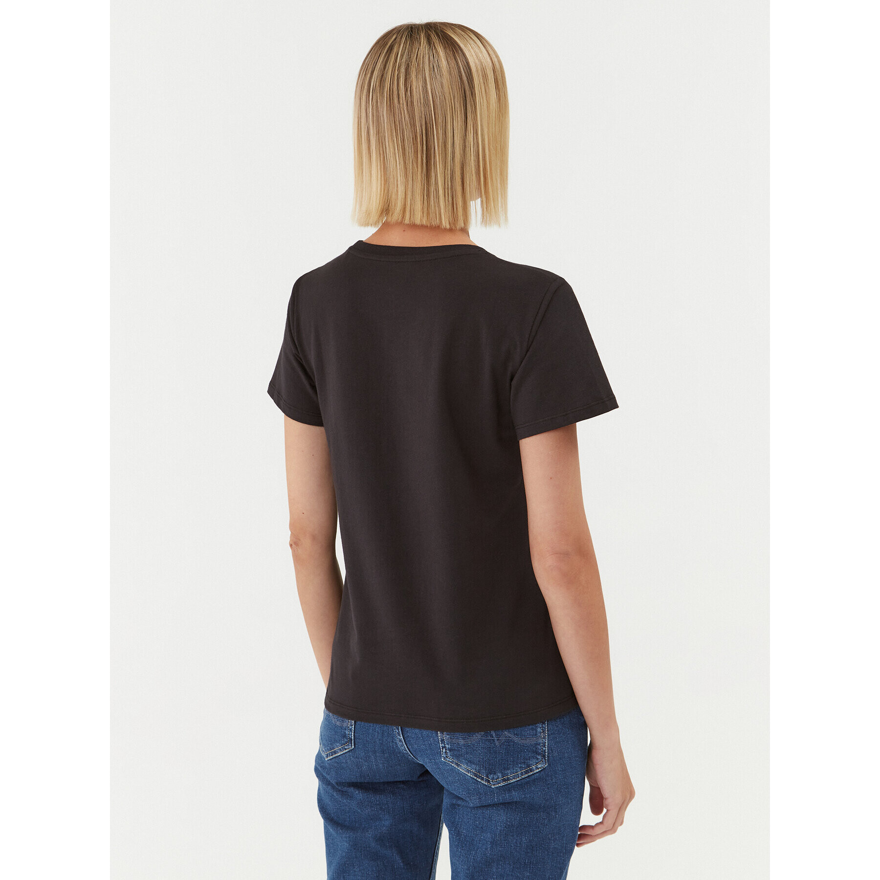 Pepe Jeans Тишърт Wendys PL505710 Черен Regular Fit - Pepit.bg