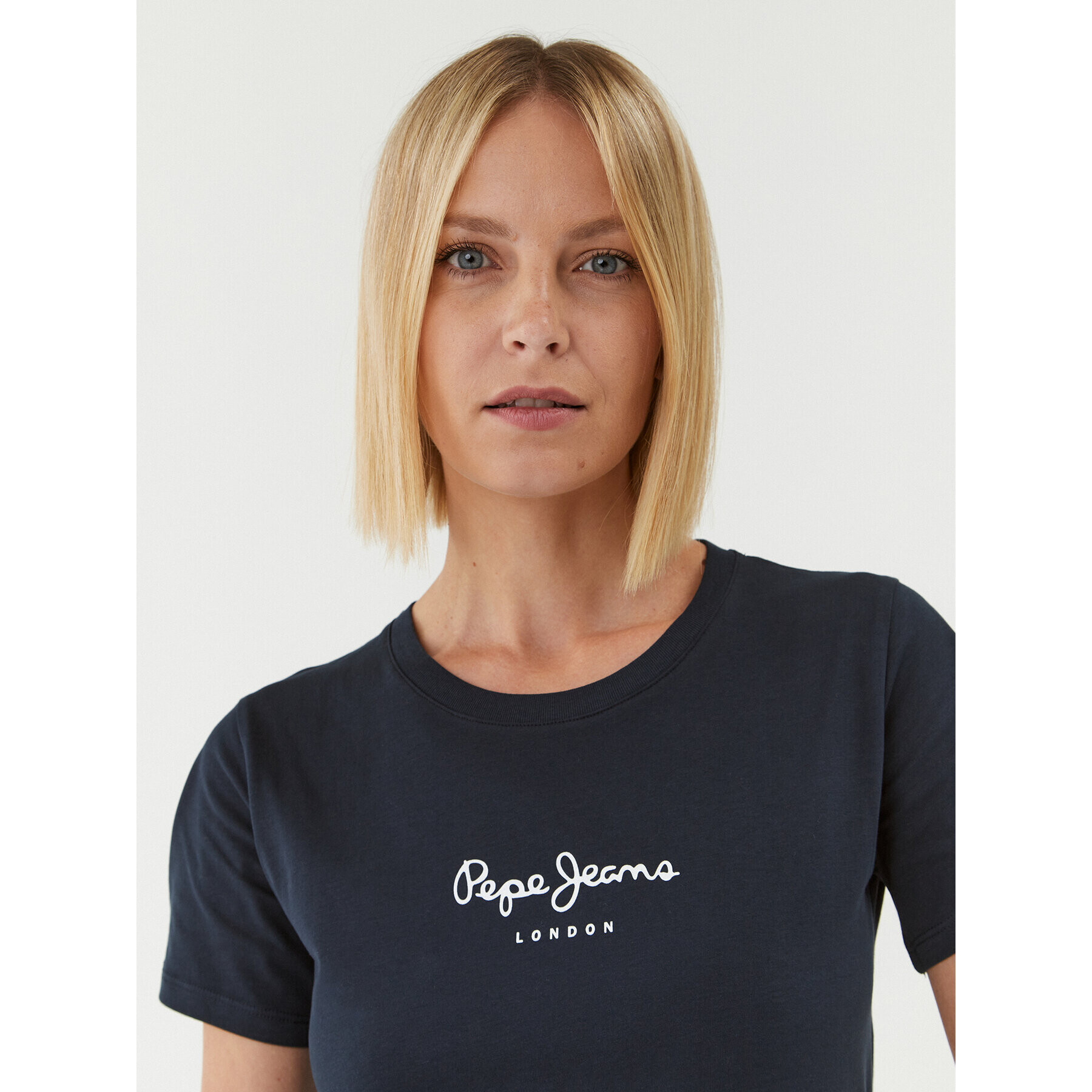 Pepe Jeans Тишърт Wendys PL505710 Тъмносин Regular Fit - Pepit.bg