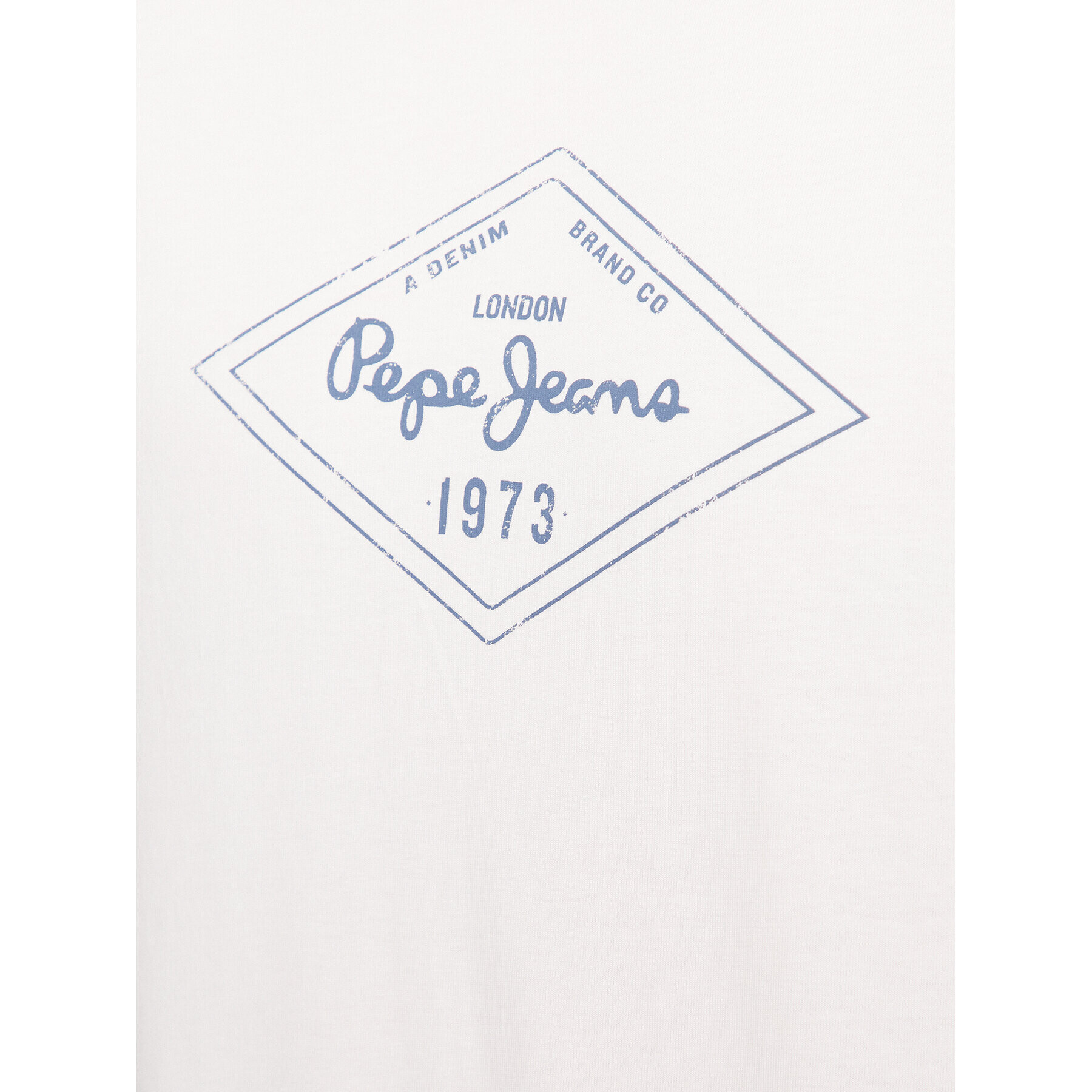 Pepe Jeans Тишърт Wesley PM509123 Бял Regular Fit - Pepit.bg