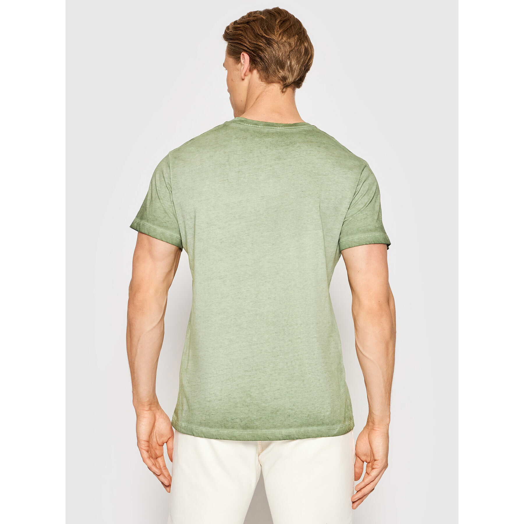 Pepe Jeans Тишърт West Sir New N PM508275 Зелен Regular Fit - Pepit.bg