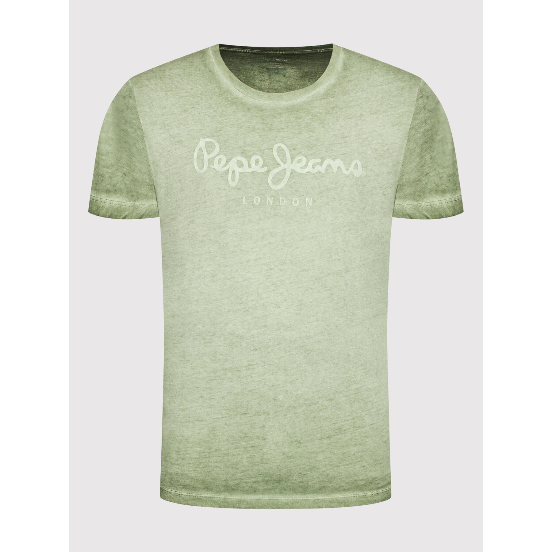Pepe Jeans Тишърт West Sir New N PM508275 Зелен Regular Fit - Pepit.bg