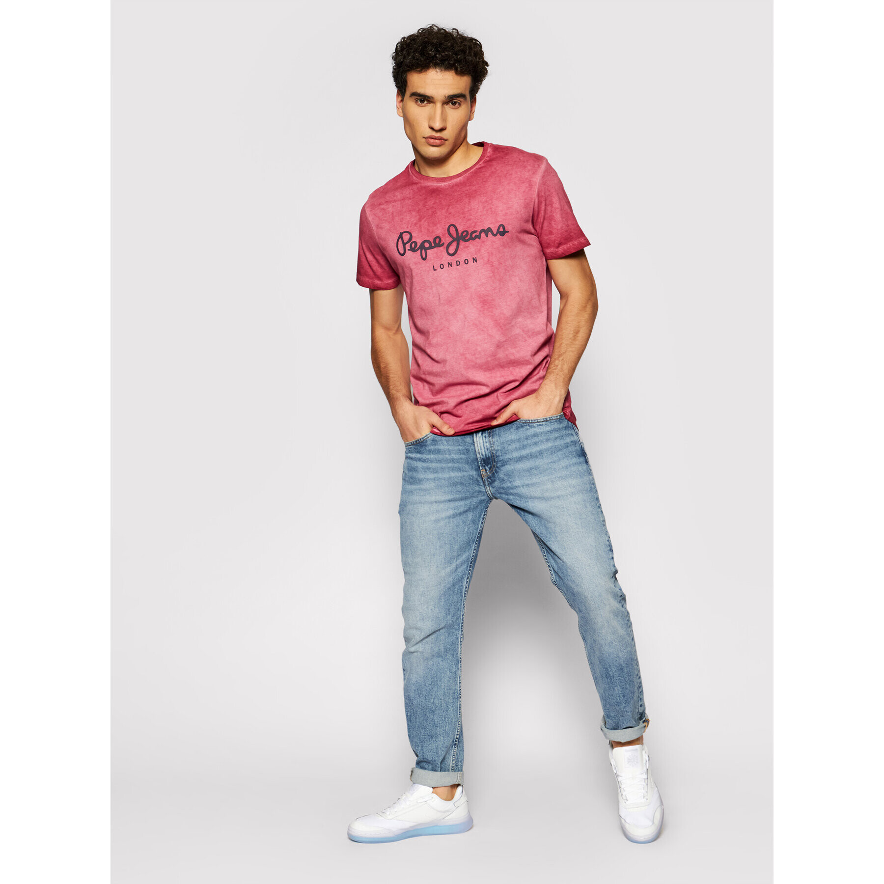 Pepe Jeans Тишърт West Sir New PM508009 Розов Regular Fit - Pepit.bg