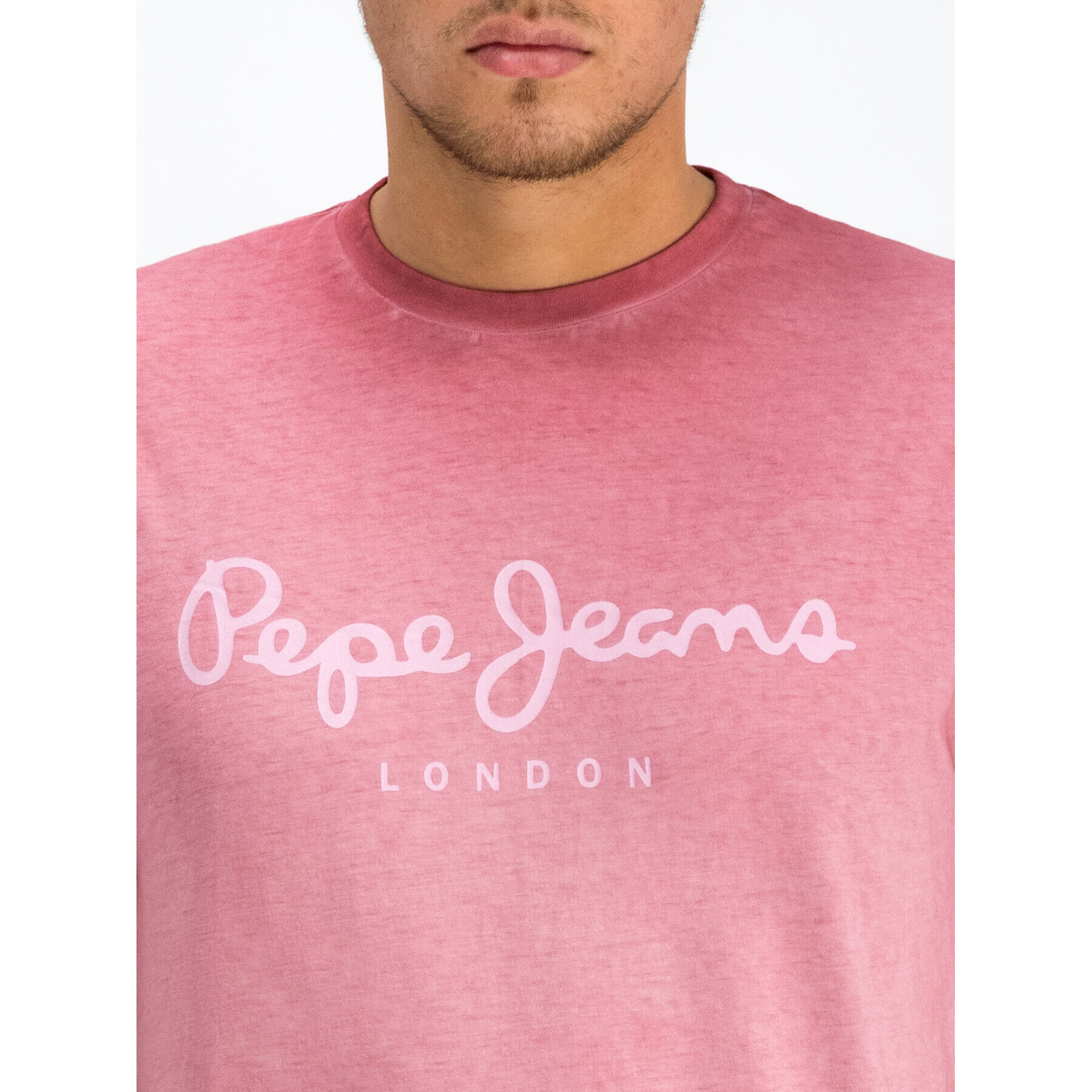 Pepe Jeans Тишърт West Sir PM504032 Розов Regular Fit - Pepit.bg
