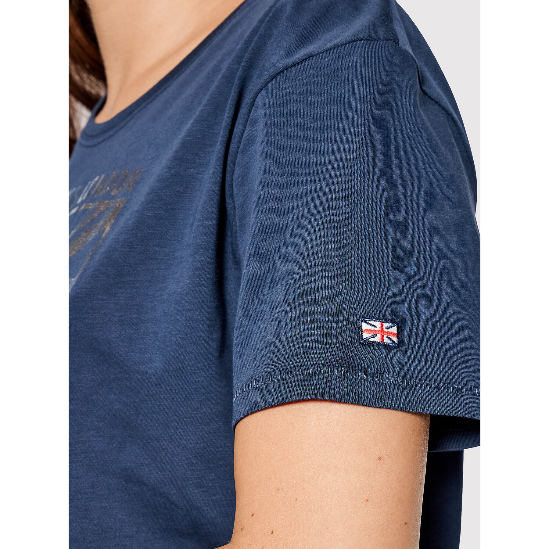 Pepe Jeans Тишърт Zeldas PL505037 Тъмносин Regular Fit - Pepit.bg