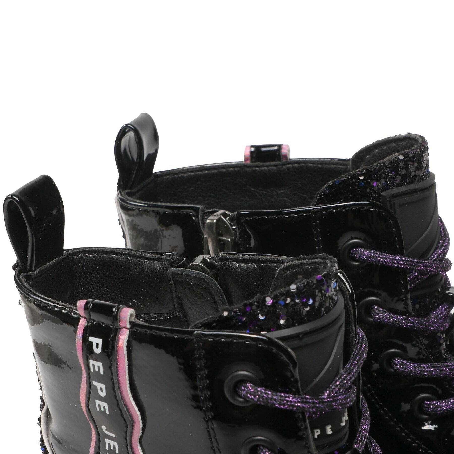 Pepe Jeans Туристически oбувки Hatton Glitter PGS50185 Черен - Pepit.bg