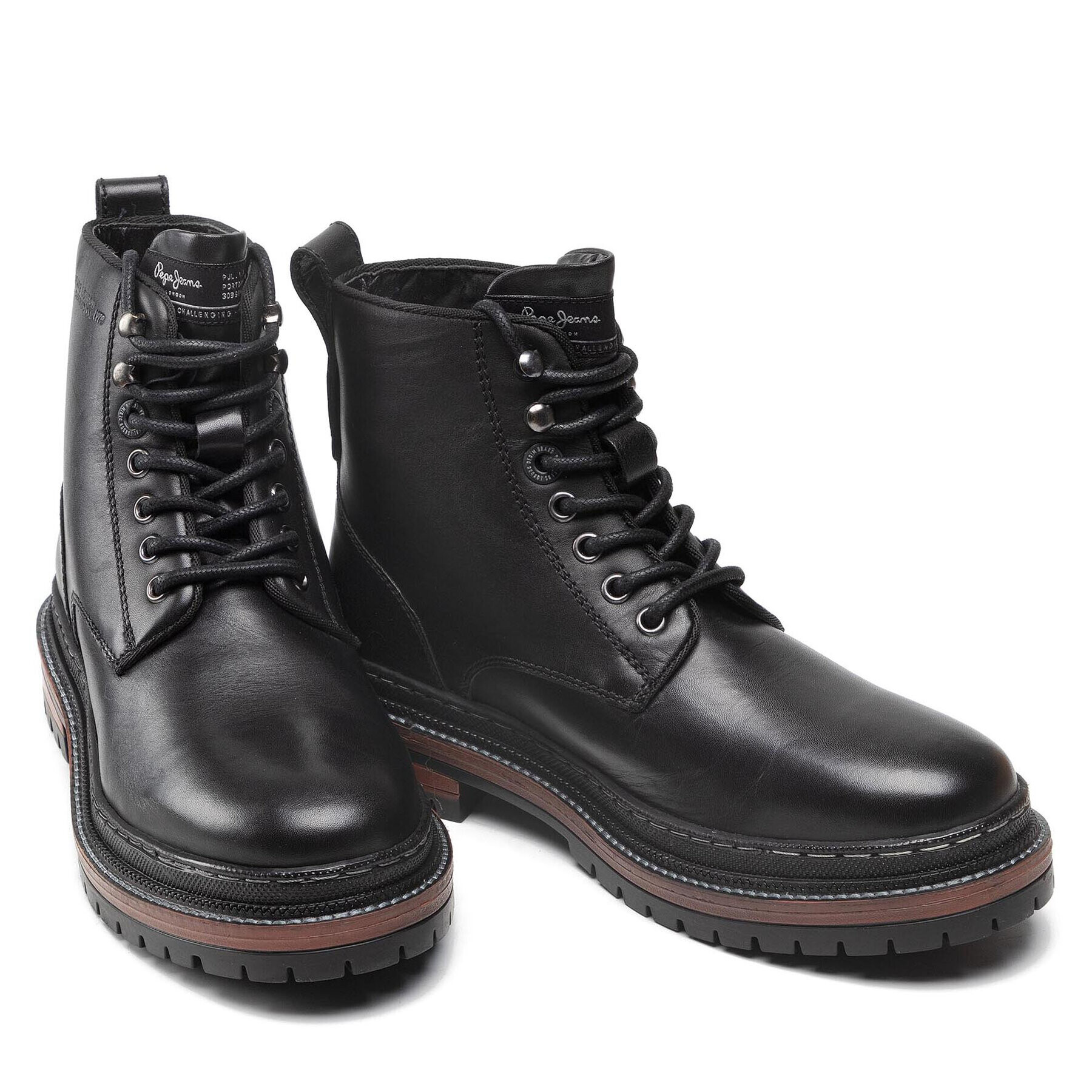 Pepe Jeans Туристически oбувки Martin Boot PMS50205 Черен - Pepit.bg