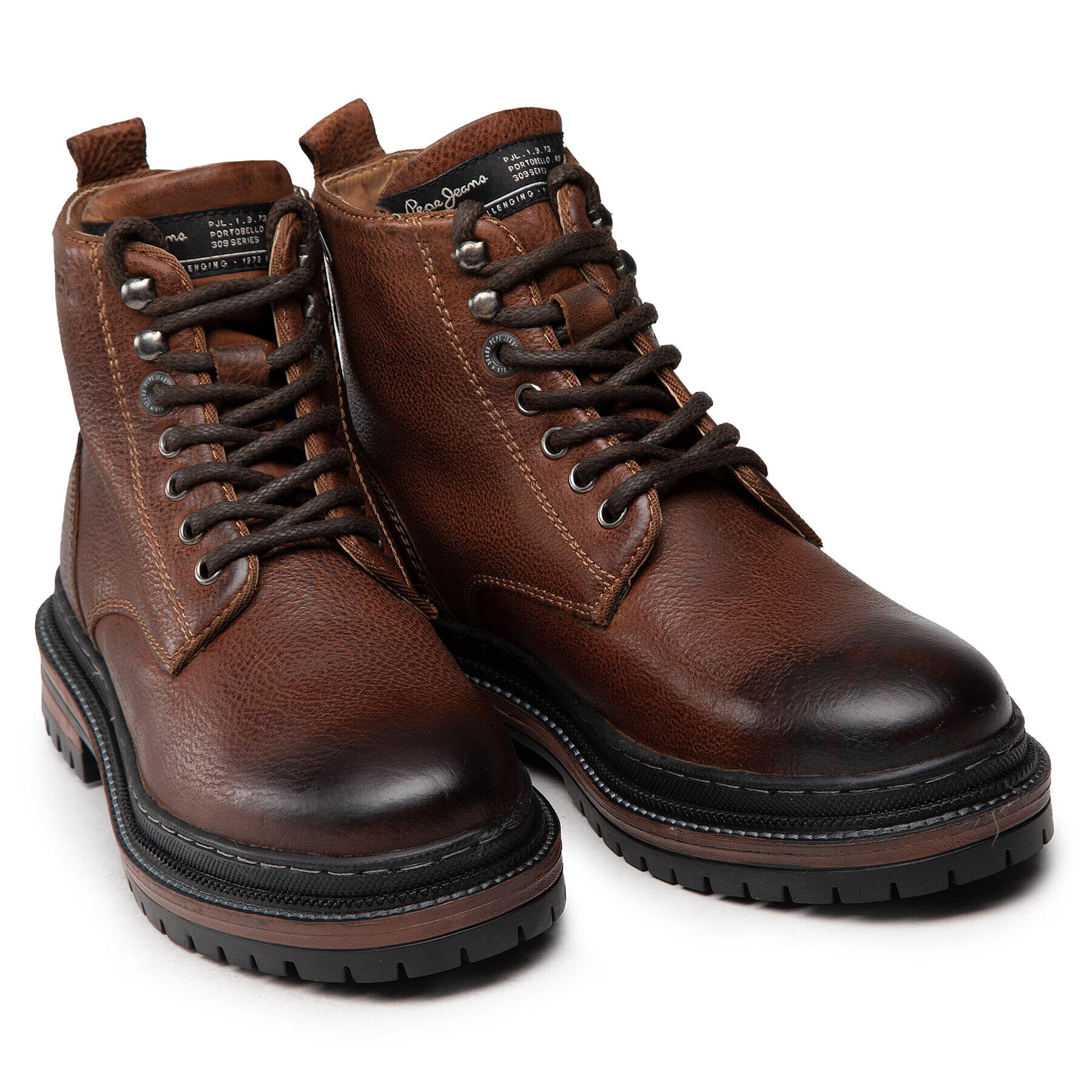 Pepe Jeans Туристически oбувки Martin Boot PMS50205 Кафяв - Pepit.bg