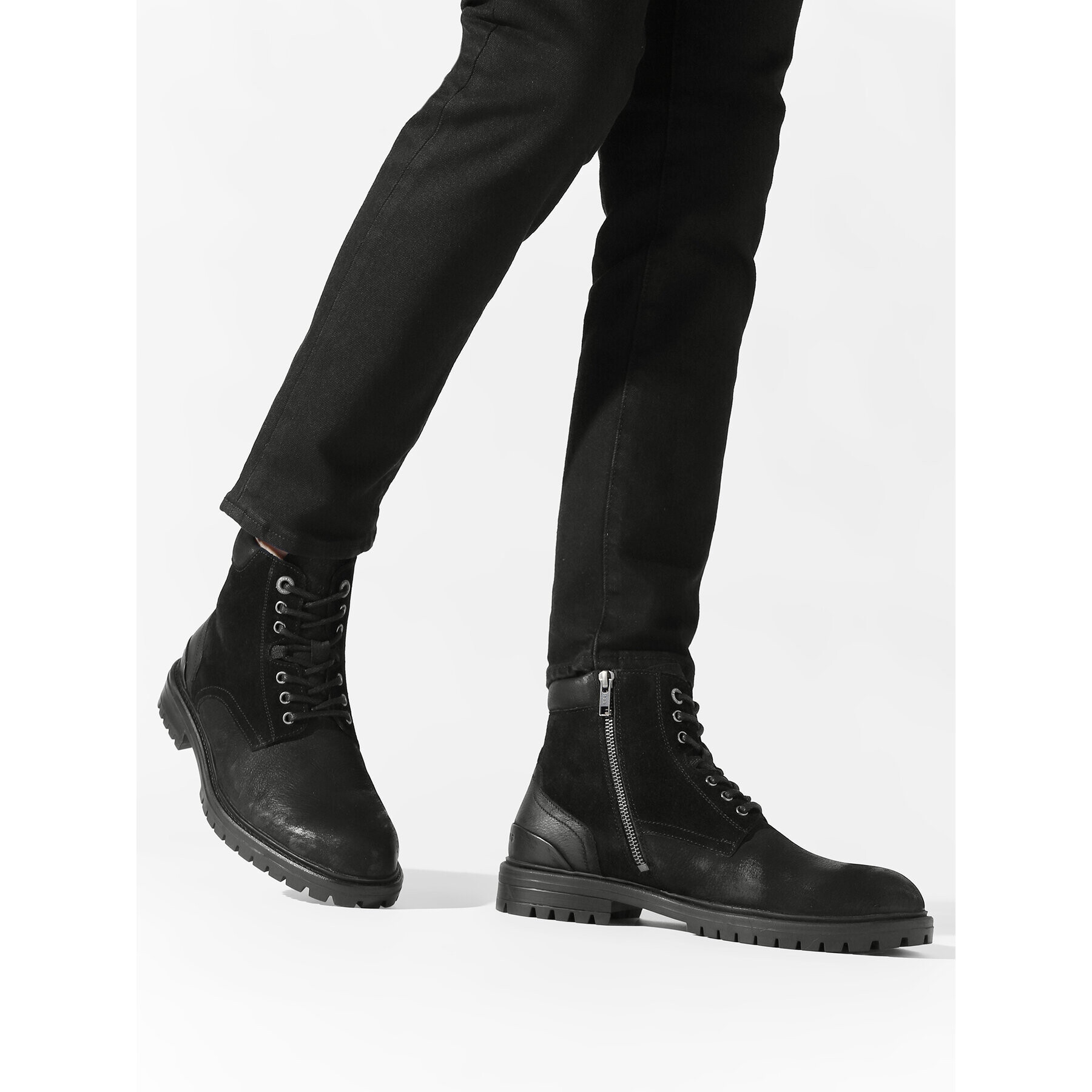 Pepe Jeans Туристически oбувки Ned Boot Antic PMS50221 Черен - Pepit.bg