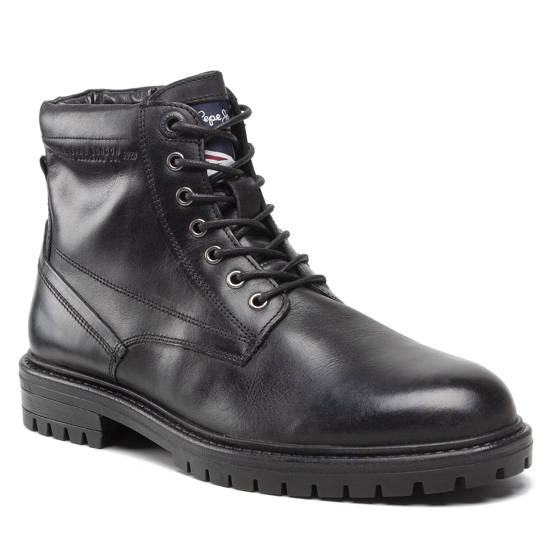 Pepe Jeans Туристически oбувки Ned Boot Lth PMS50210 Черен - Pepit.bg