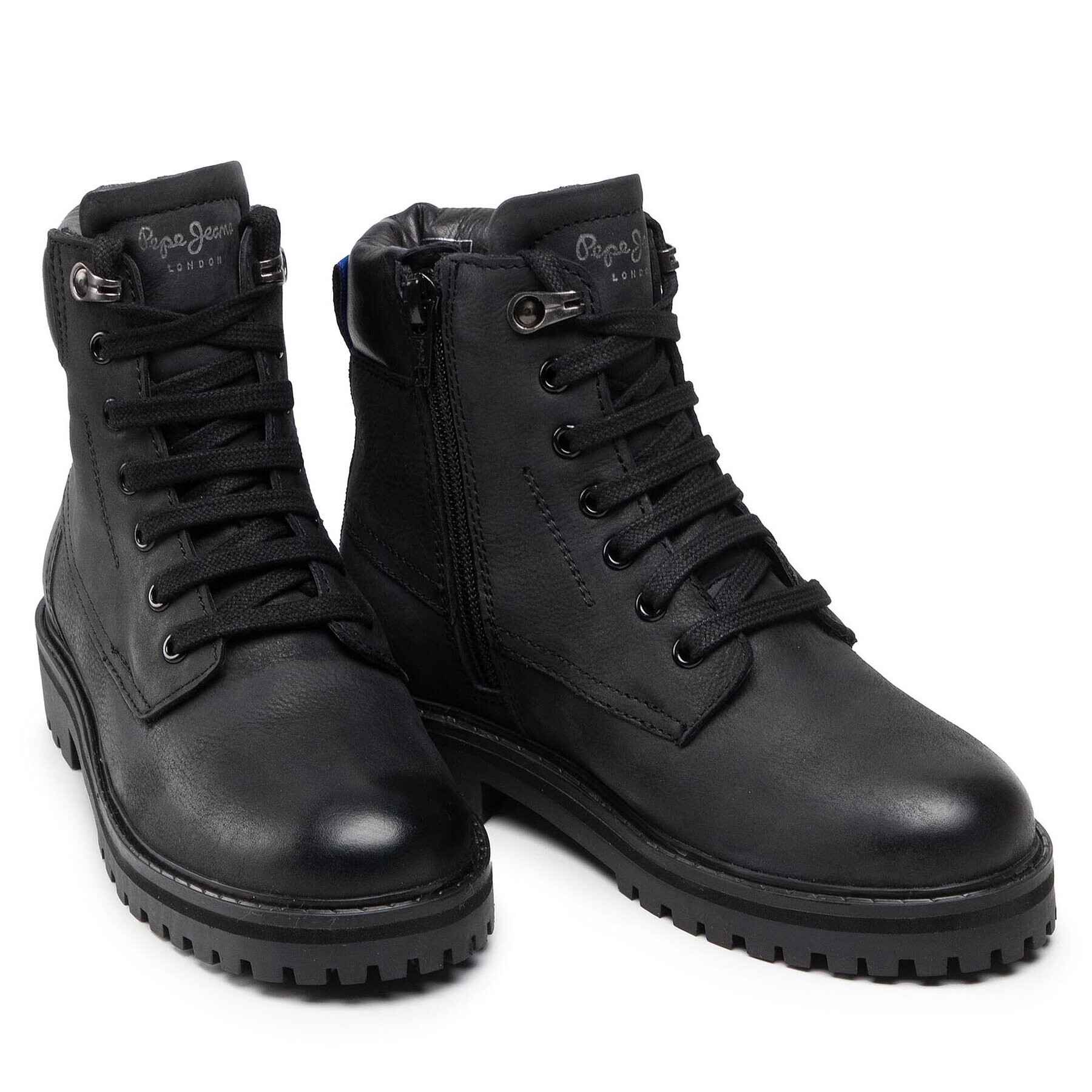 Pepe Jeans Туристически oбувки Nick Bootie PBS50092 Черен - Pepit.bg