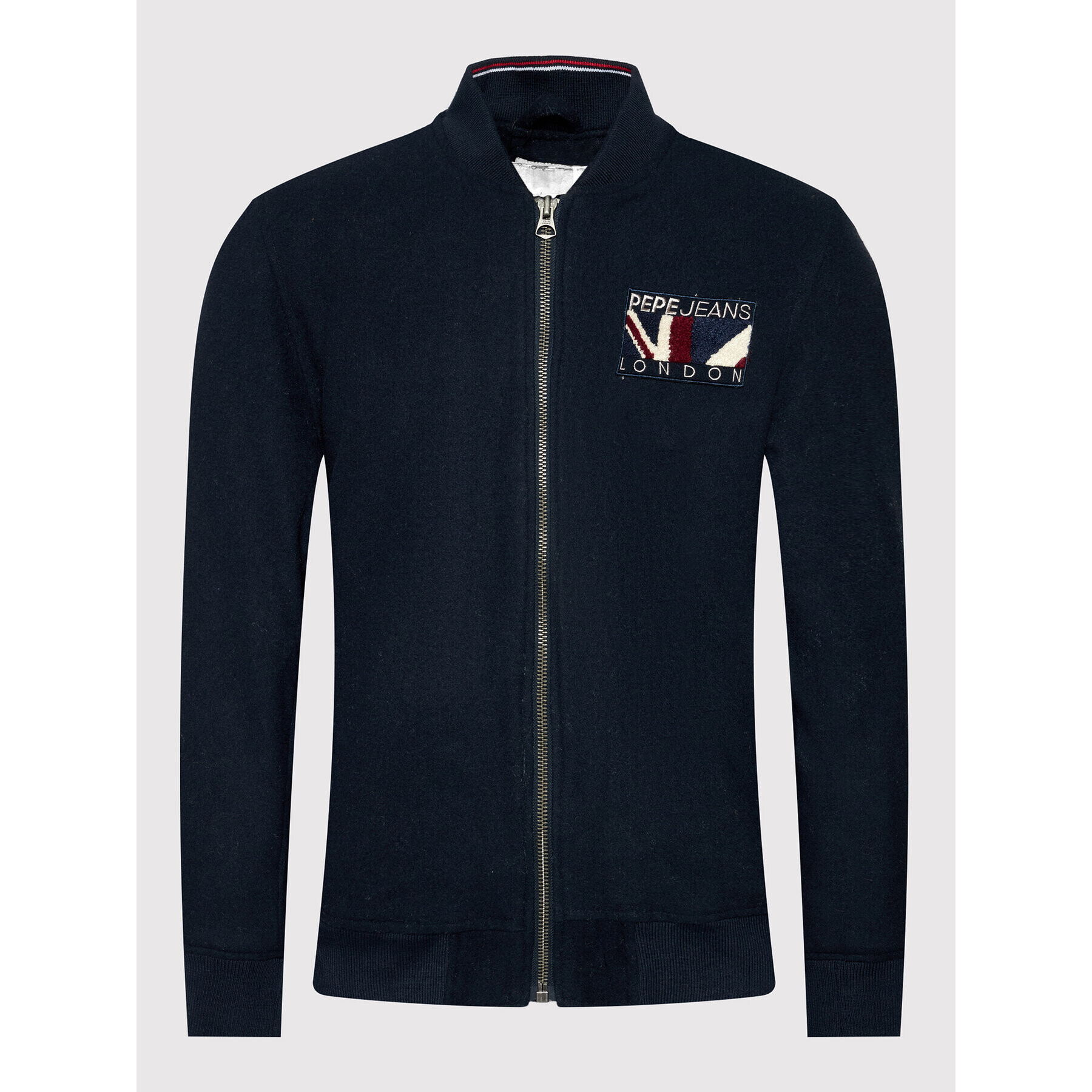 Pepe Jeans Яке бомбър George PM402433 Тъмносин Regular Fit - Pepit.bg
