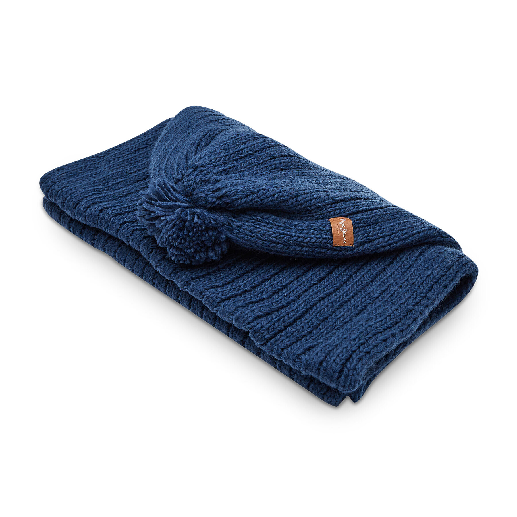 Pepe Jeans Зимен шал Emily PL060185 Тъмносин - Pepit.bg