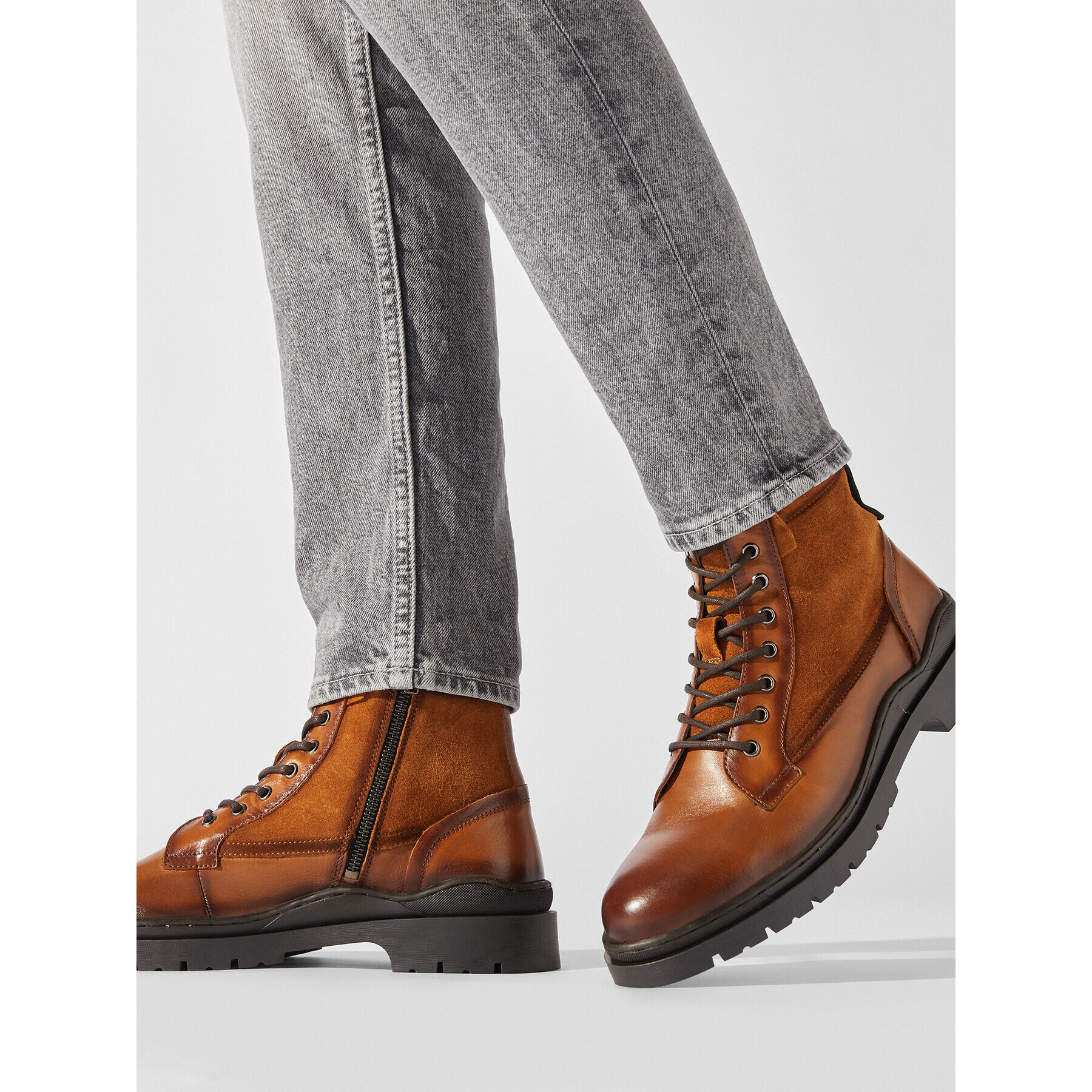 Pepe Jeans Зимни обувки PMS50235 Кафяв - Pepit.bg