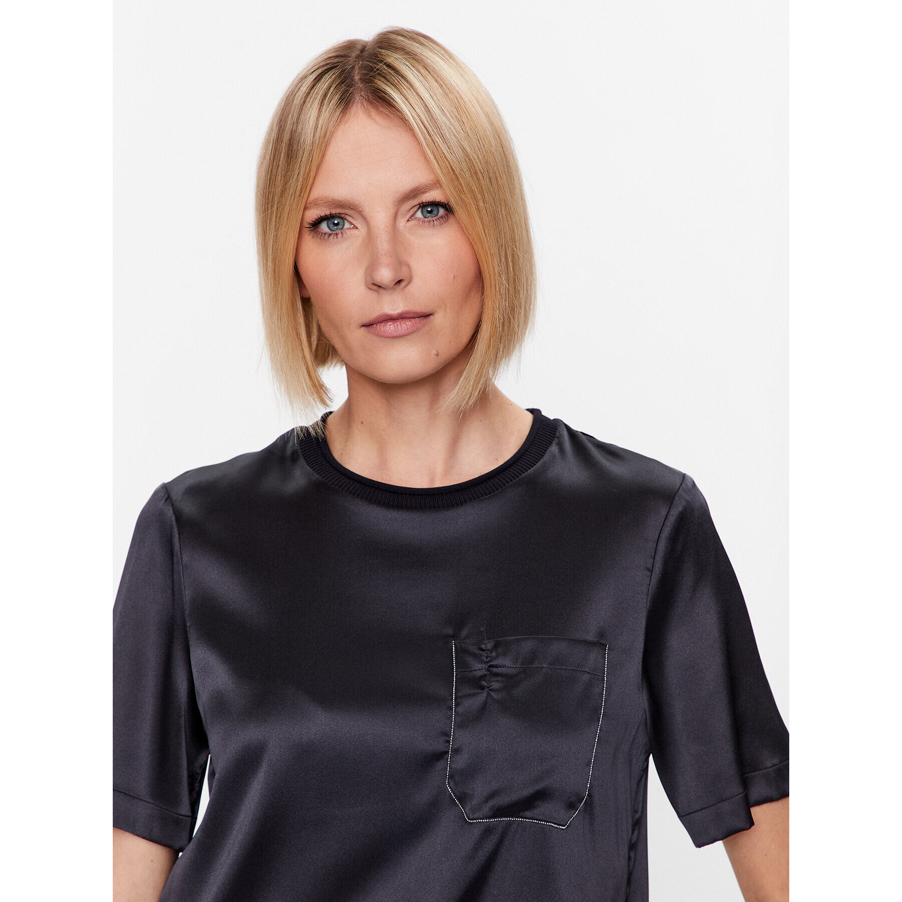 Peserico Блуза S06808 Тъмносин Regular Fit - Pepit.bg