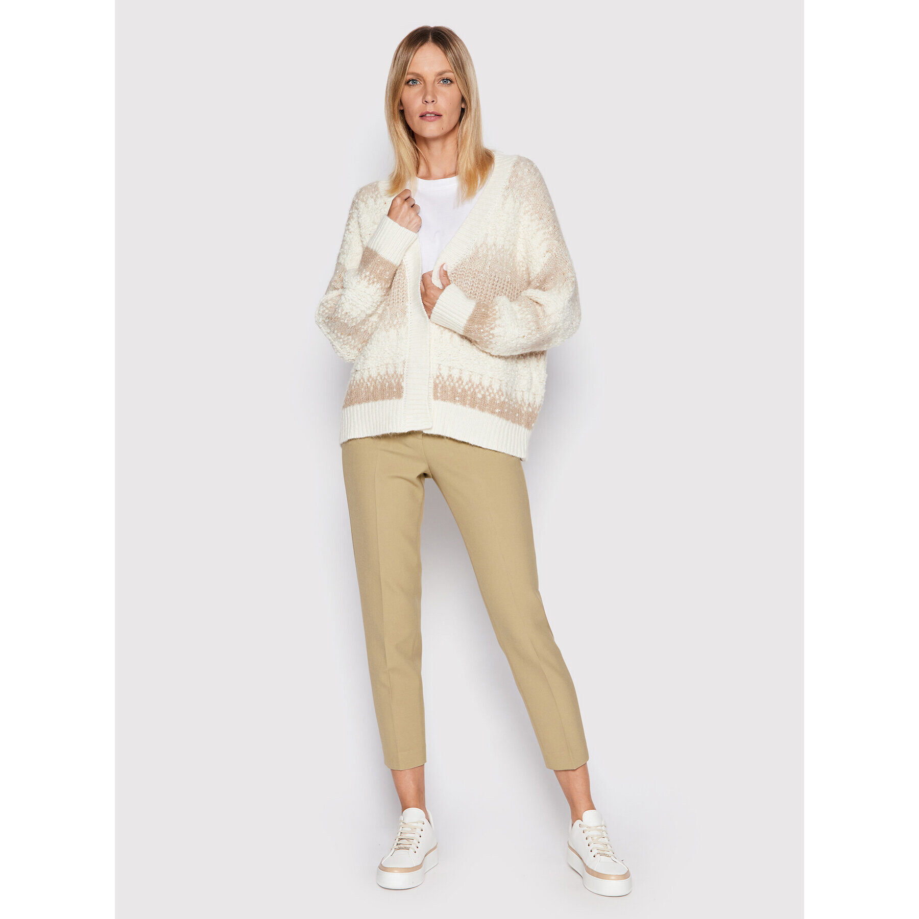 Peserico Чино панталони P04763 Бежов Regular Fit - Pepit.bg