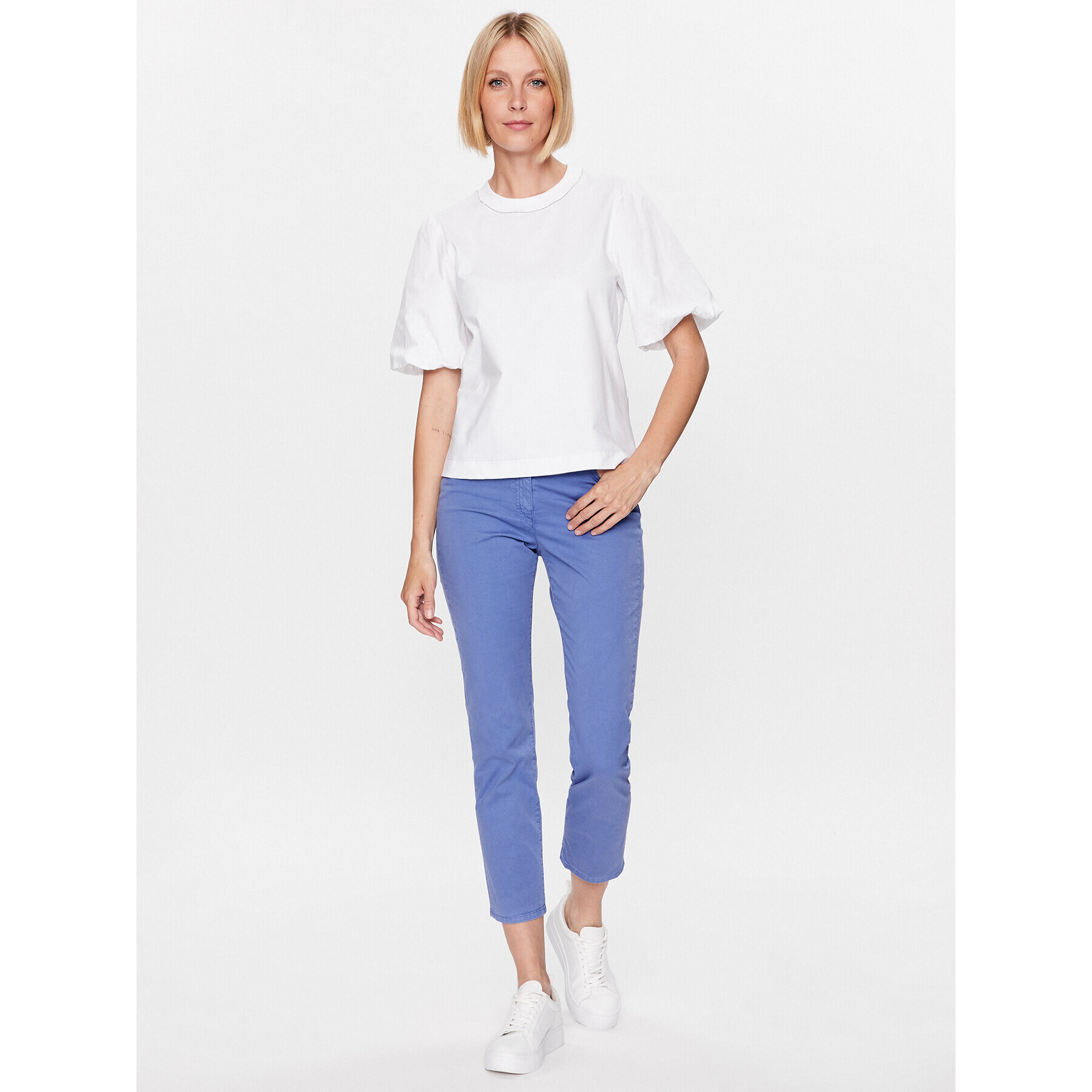 Peserico Дънки P04977T3 Виолетов Skinny Fit - Pepit.bg