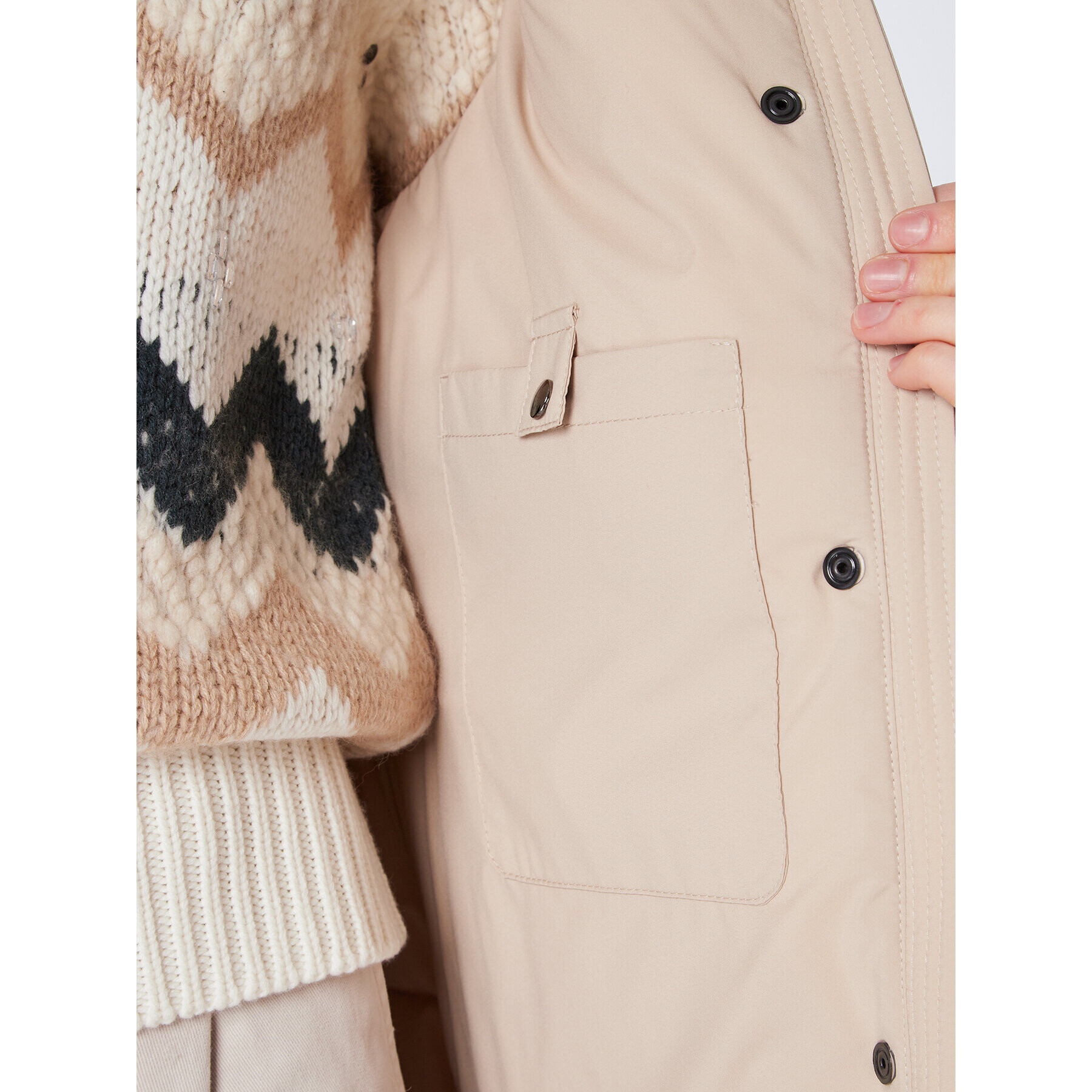 Peserico Easy Елек M03313 03604 Бежов Regular Fit - Pepit.bg