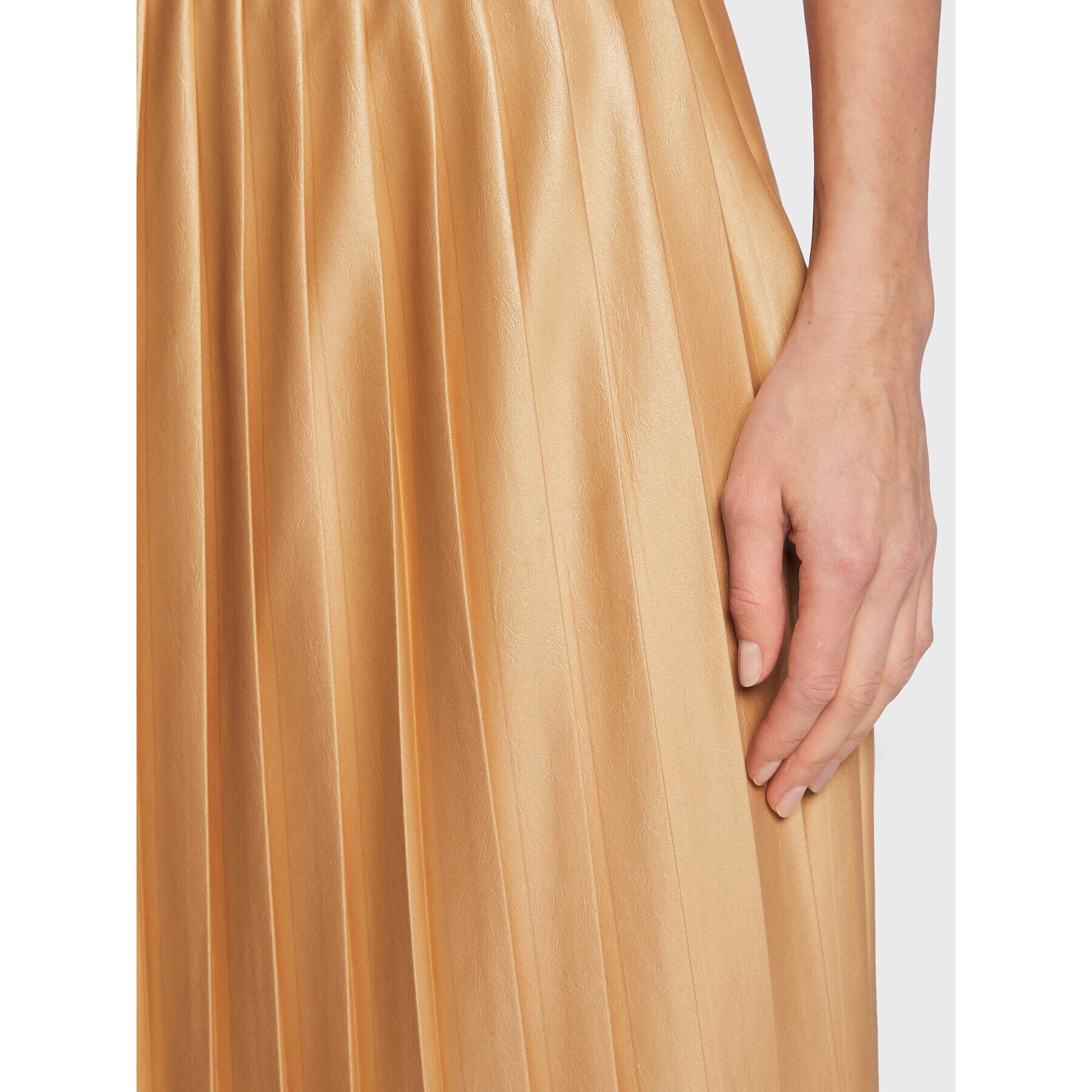 Peserico Easy Плисирана пола M05489P1 Бежов Regular Fit - Pepit.bg