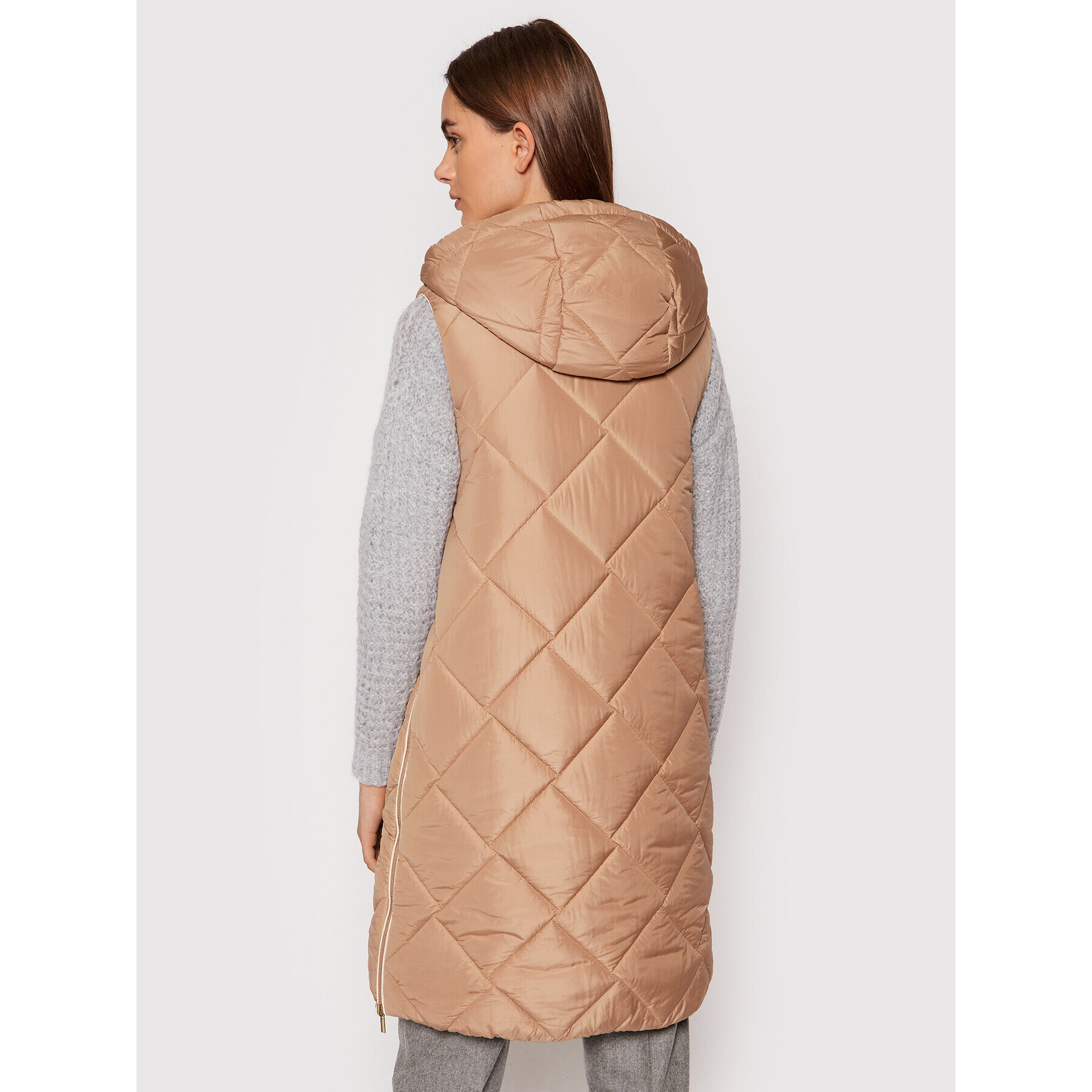 Peserico Елек S23280 Бежов Regular Fit - Pepit.bg