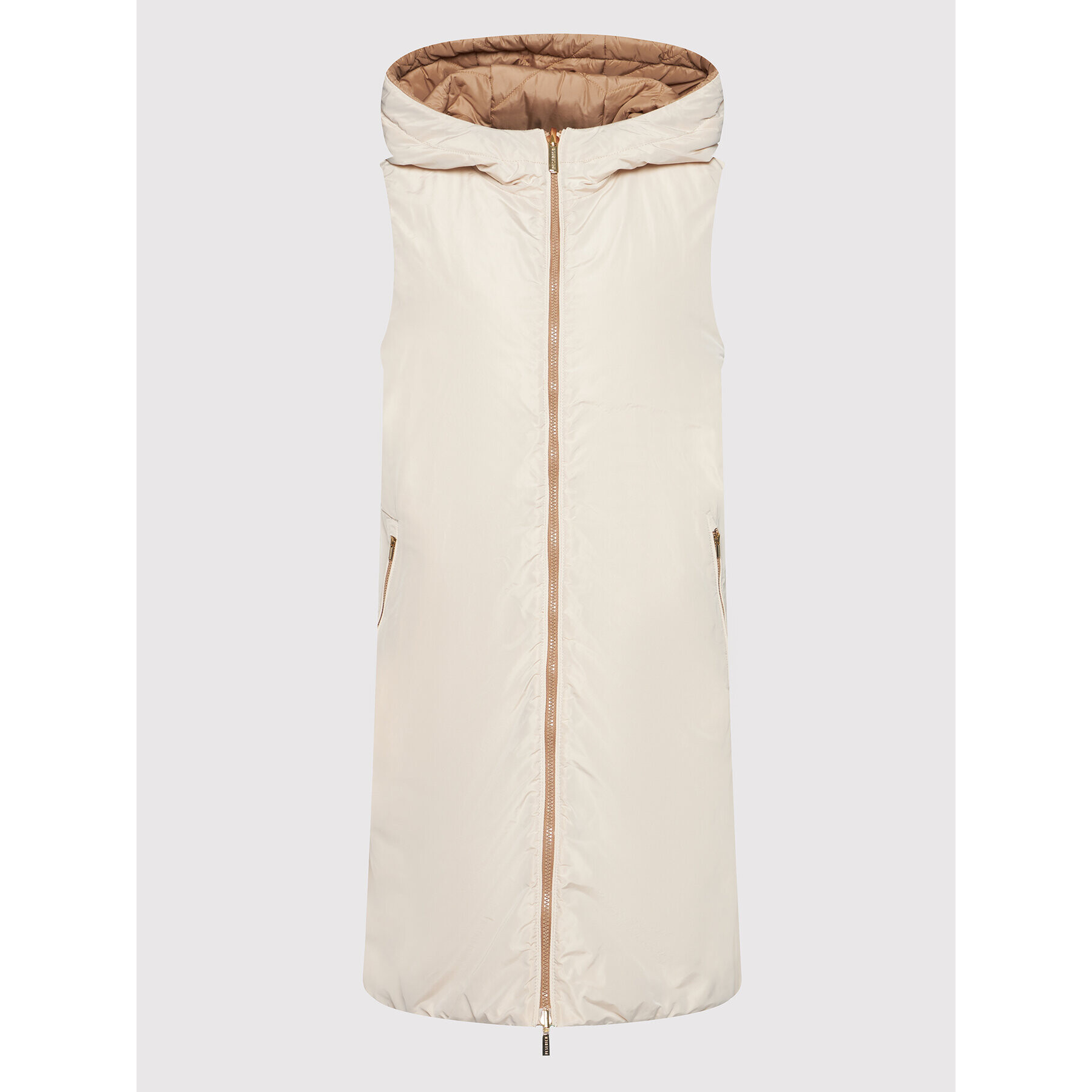 Peserico Елек S23280 Бежов Regular Fit - Pepit.bg