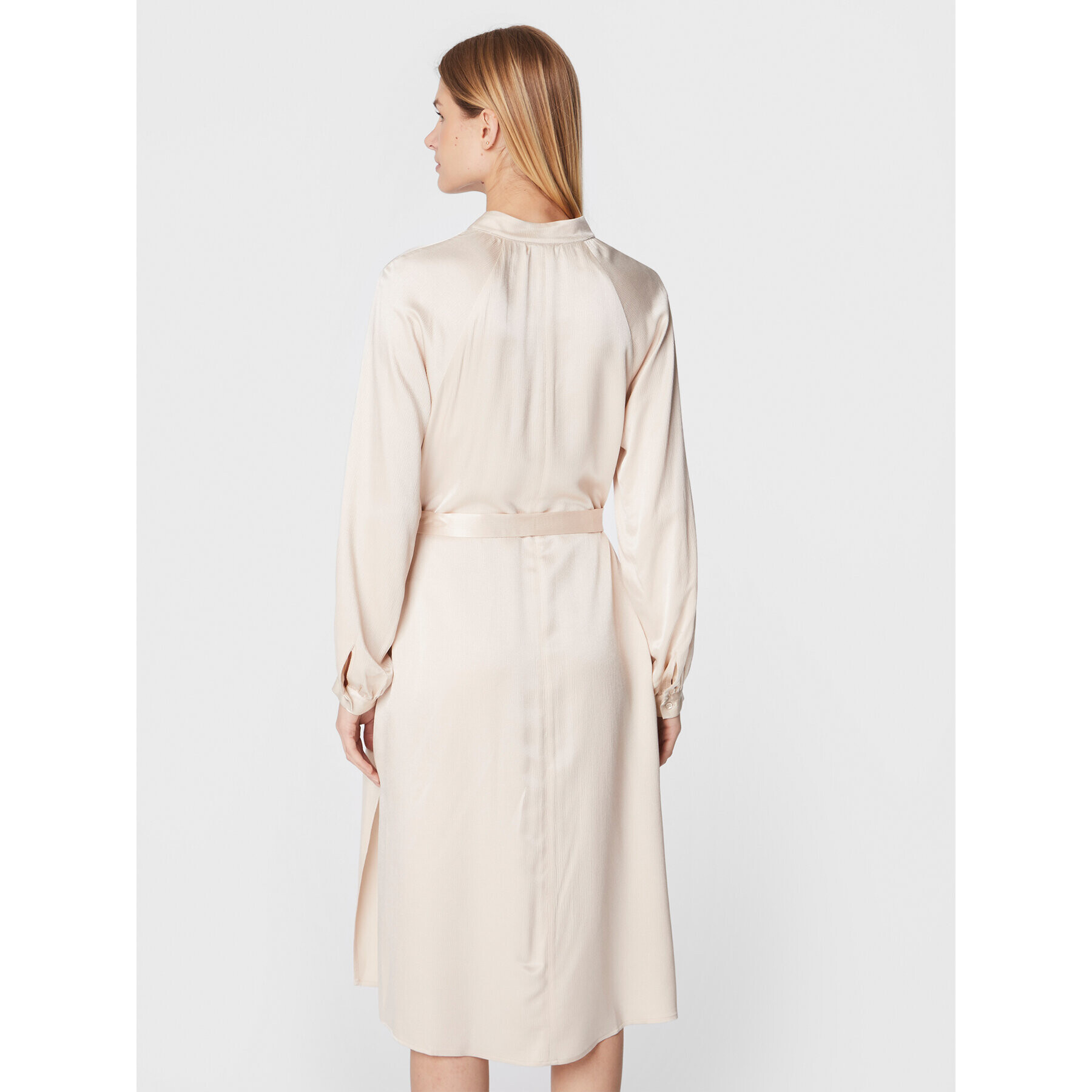 Peserico Ежедневна рокля S02183A Екрю Regular Fit - Pepit.bg