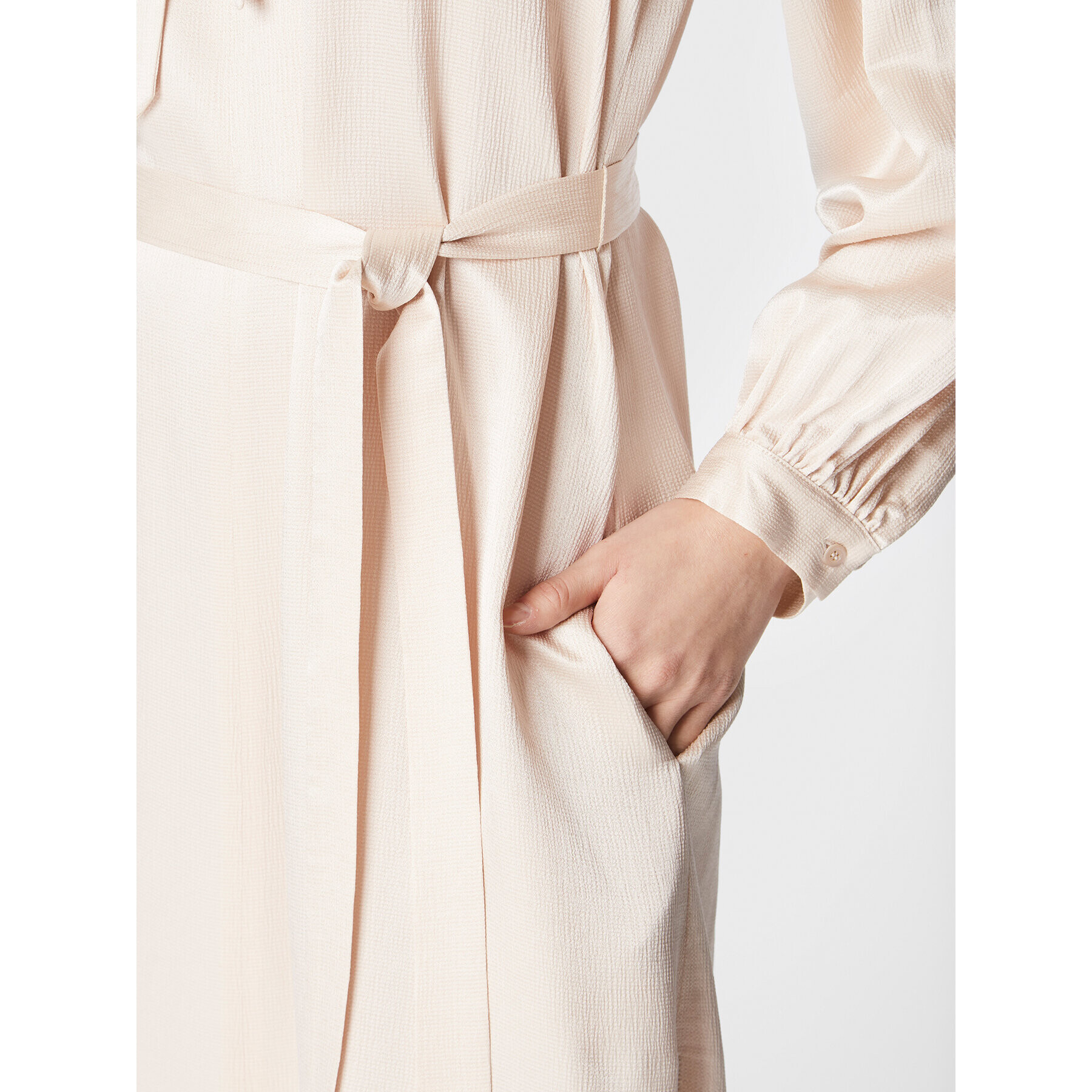 Peserico Ежедневна рокля S02183A Екрю Regular Fit - Pepit.bg
