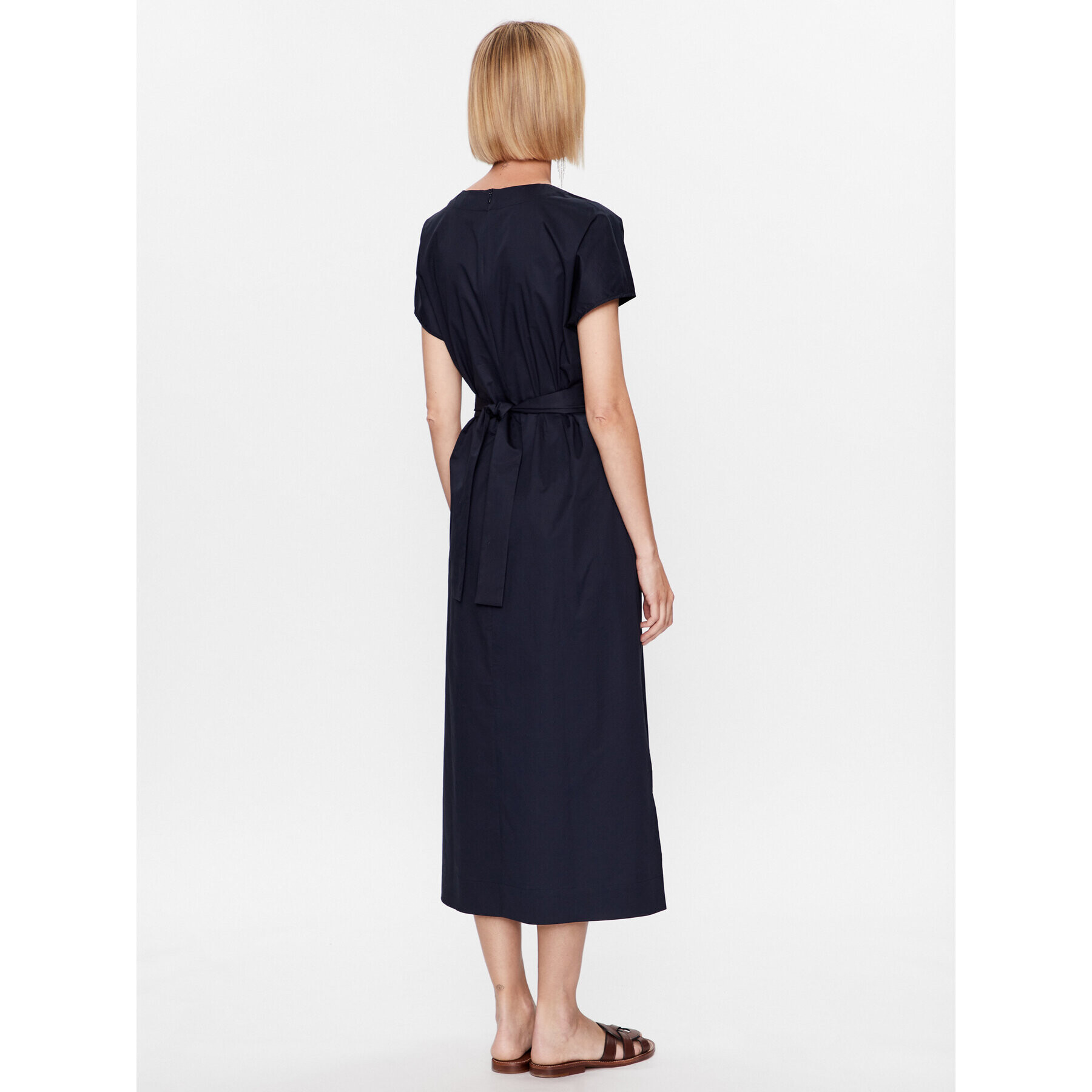 Peserico Ежедневна рокля S02893A Тъмносин Regular Fit - Pepit.bg