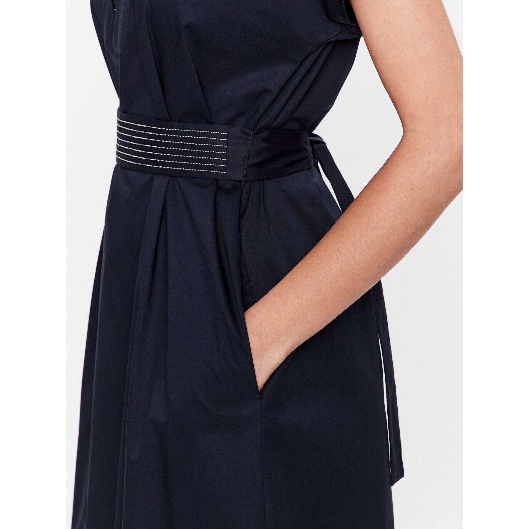 Peserico Ежедневна рокля S02893A Тъмносин Regular Fit - Pepit.bg