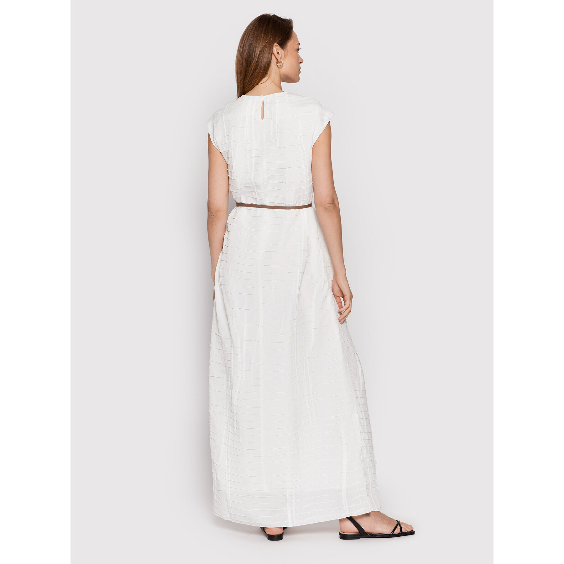 Peserico Ежедневна рокля E0246400PA Бял Regular Fit - Pepit.bg