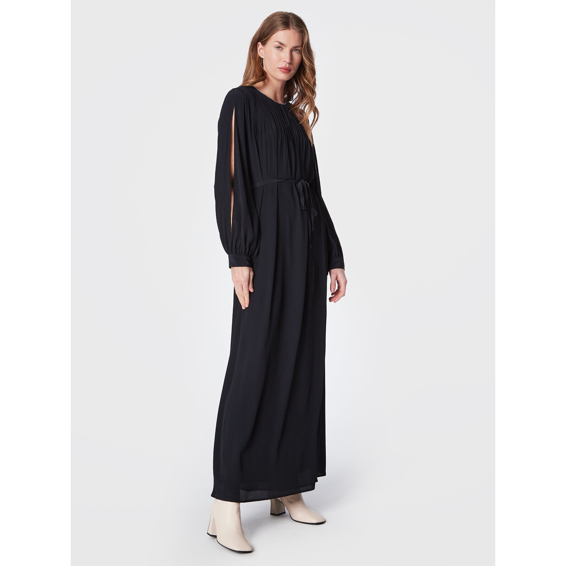 Peserico Коктейлна рокля E02361A Тъмносин Regular Fit - Pepit.bg