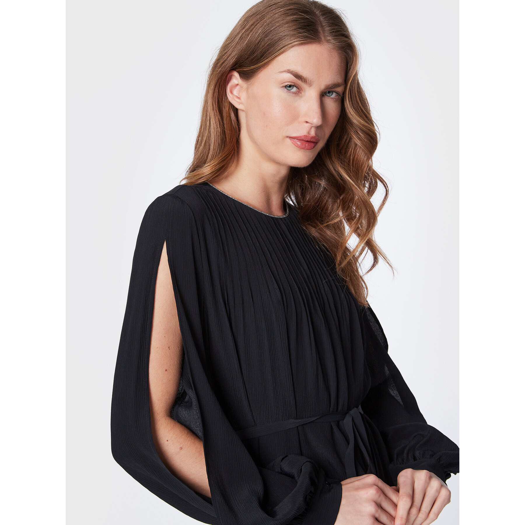 Peserico Коктейлна рокля E02361A Тъмносин Regular Fit - Pepit.bg