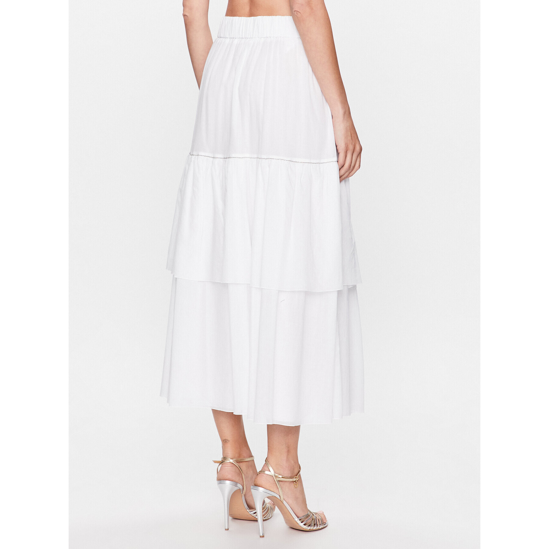 Peserico Миди пола P05255L1 Бял Regular Fit - Pepit.bg