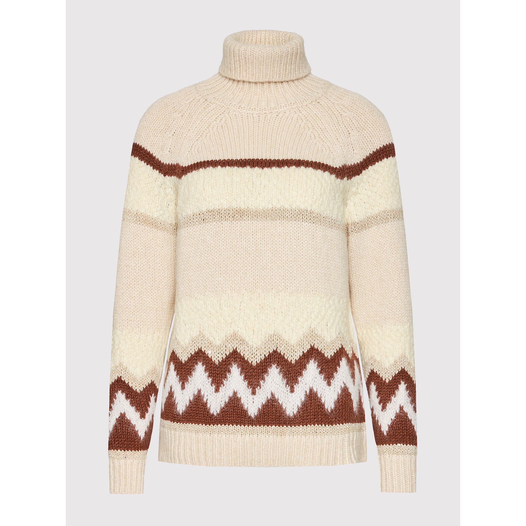 Peserico Поло S99197F03 Бежов Loose Fit - Pepit.bg