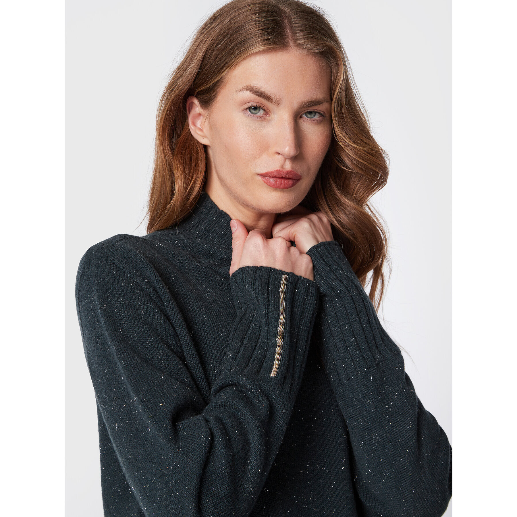 Peserico Пуловер E99912F07K Сив Regular Fit - Pepit.bg