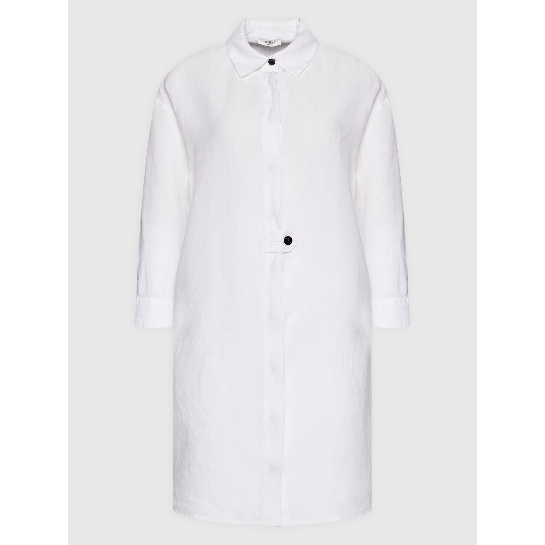 Peserico Риза S06217T0 01617 Бял Oversize - Pepit.bg