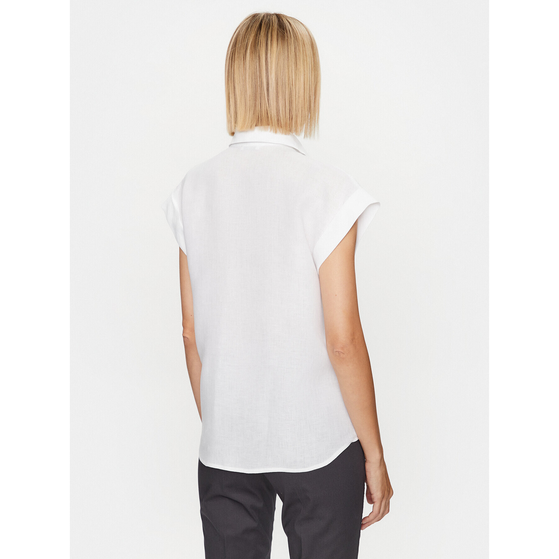 Peserico Риза S06263 Бял Relaxed Fit - Pepit.bg