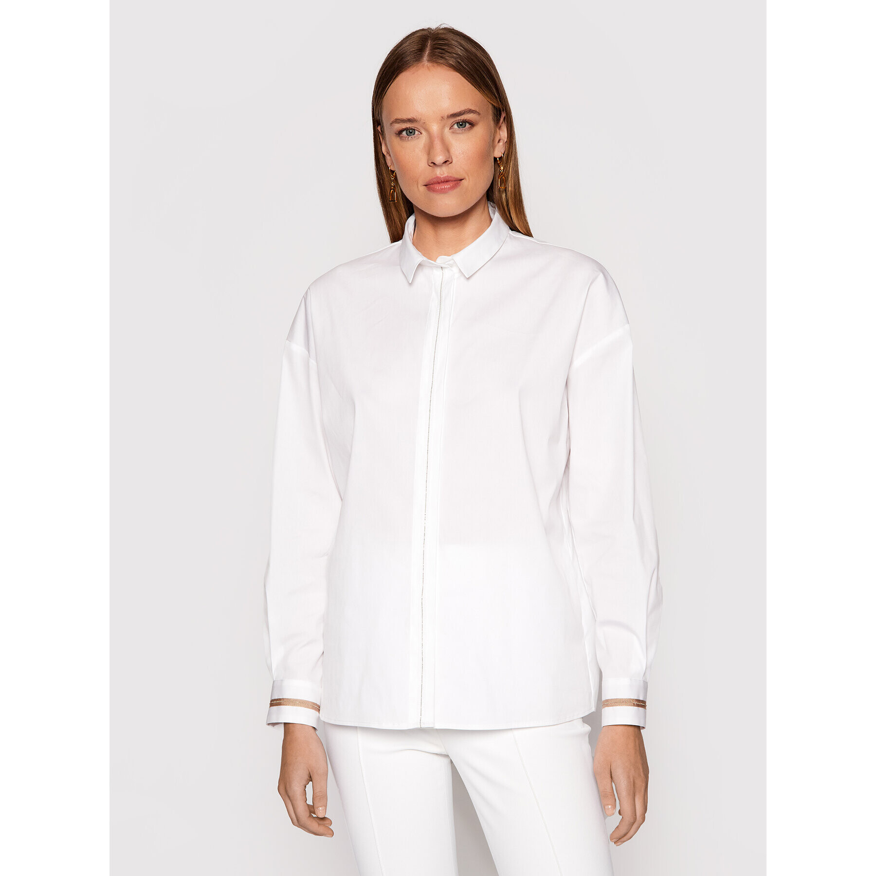Peserico Риза S06743 08924 Бял Regular Fit - Pepit.bg