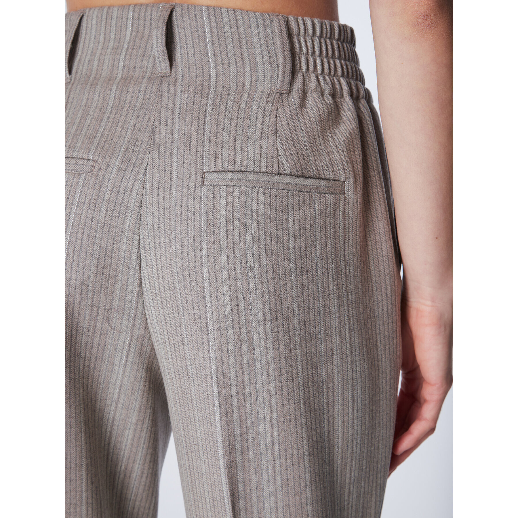 Peserico Текстилни панталони E04806 Бежов Regular Fit - Pepit.bg