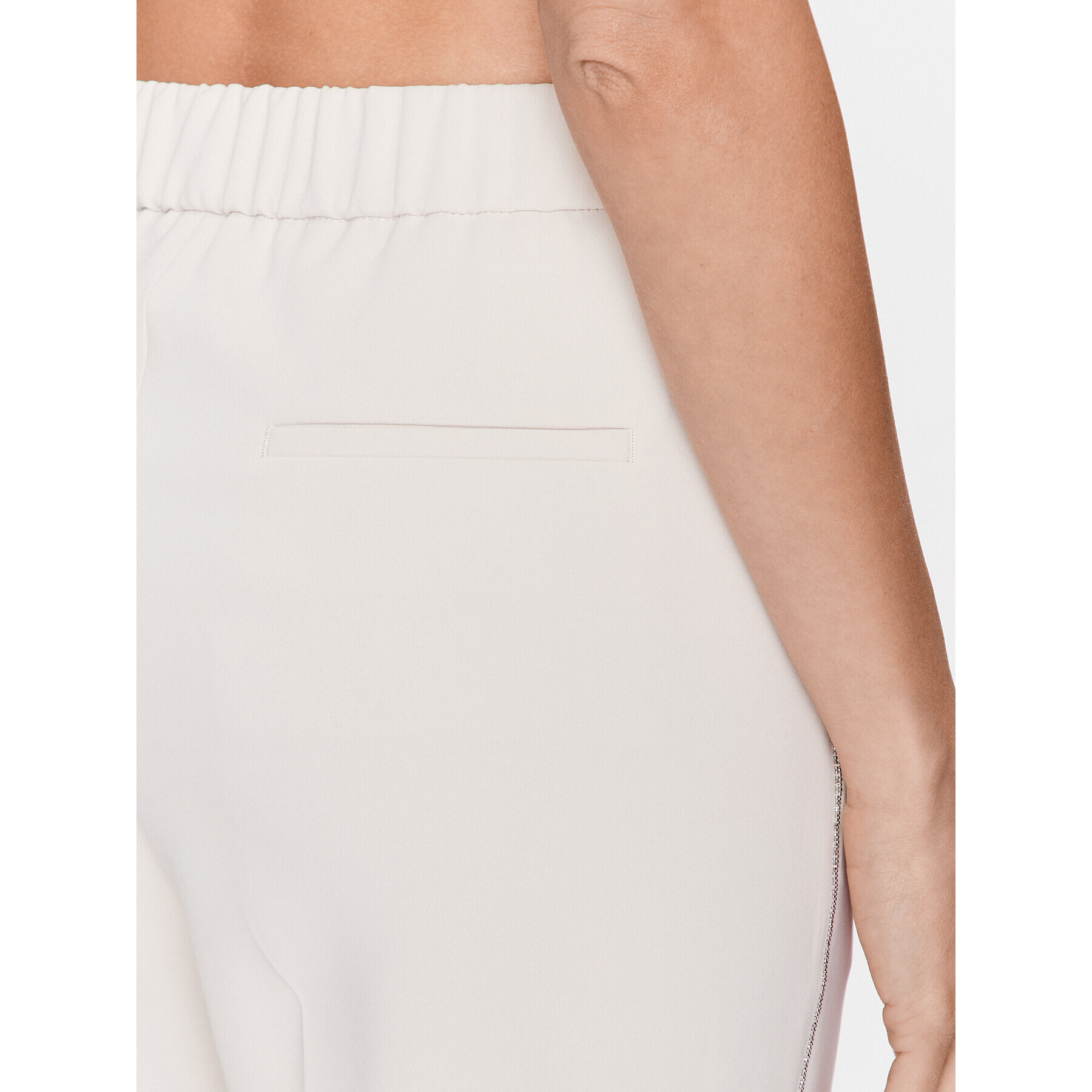 Peserico Текстилни панталони P04072 Екрю Regular Fit - Pepit.bg
