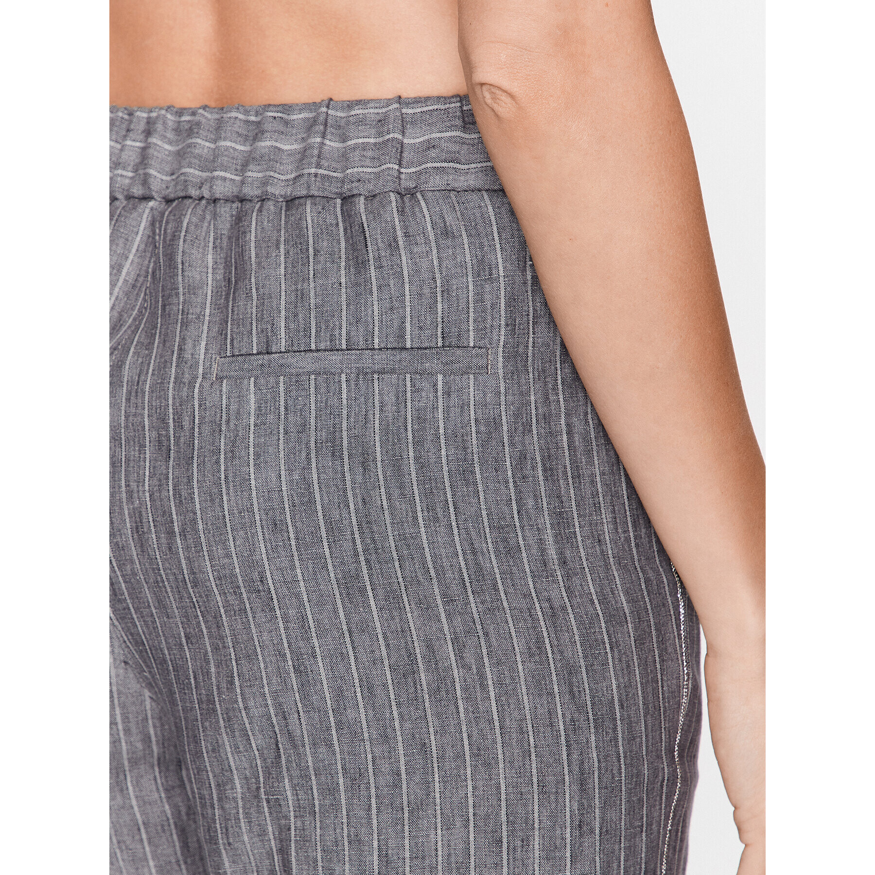 Peserico Текстилни панталони P04072 Сив Regular Fit - Pepit.bg