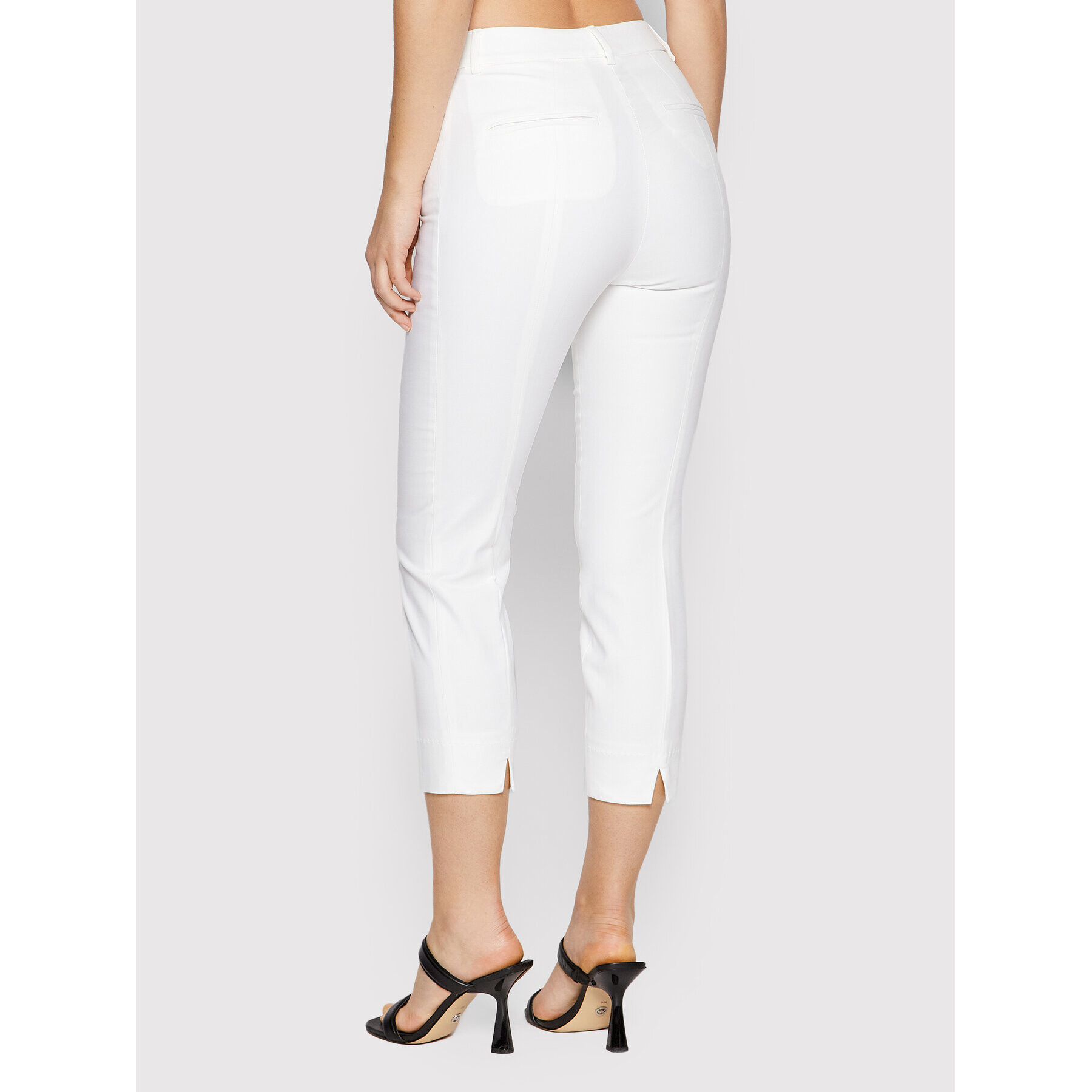 Peserico Текстилни панталони P04855J0 Бял Regular Fit - Pepit.bg