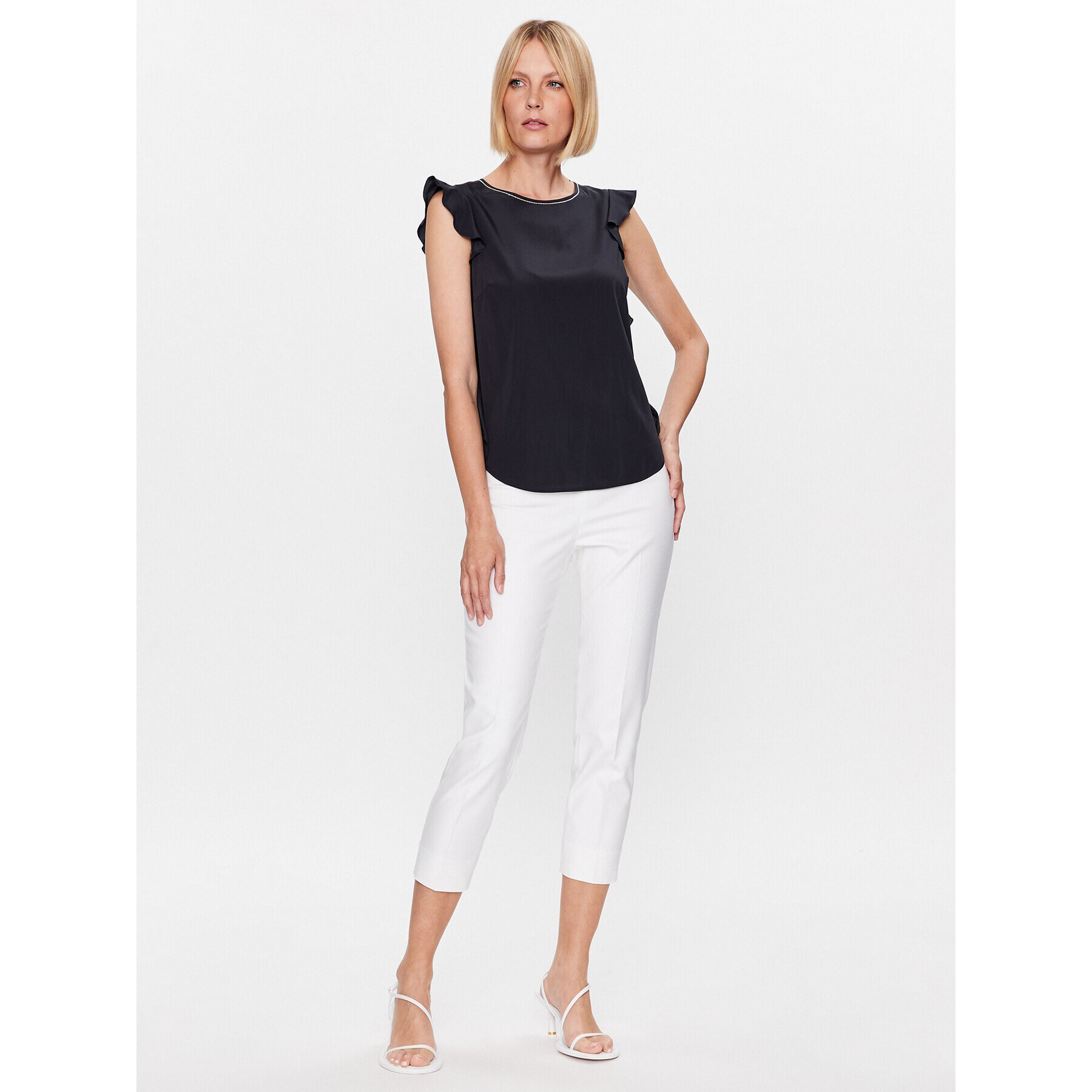 Peserico Текстилни панталони PH4863J0 Бял Regular Fit - Pepit.bg